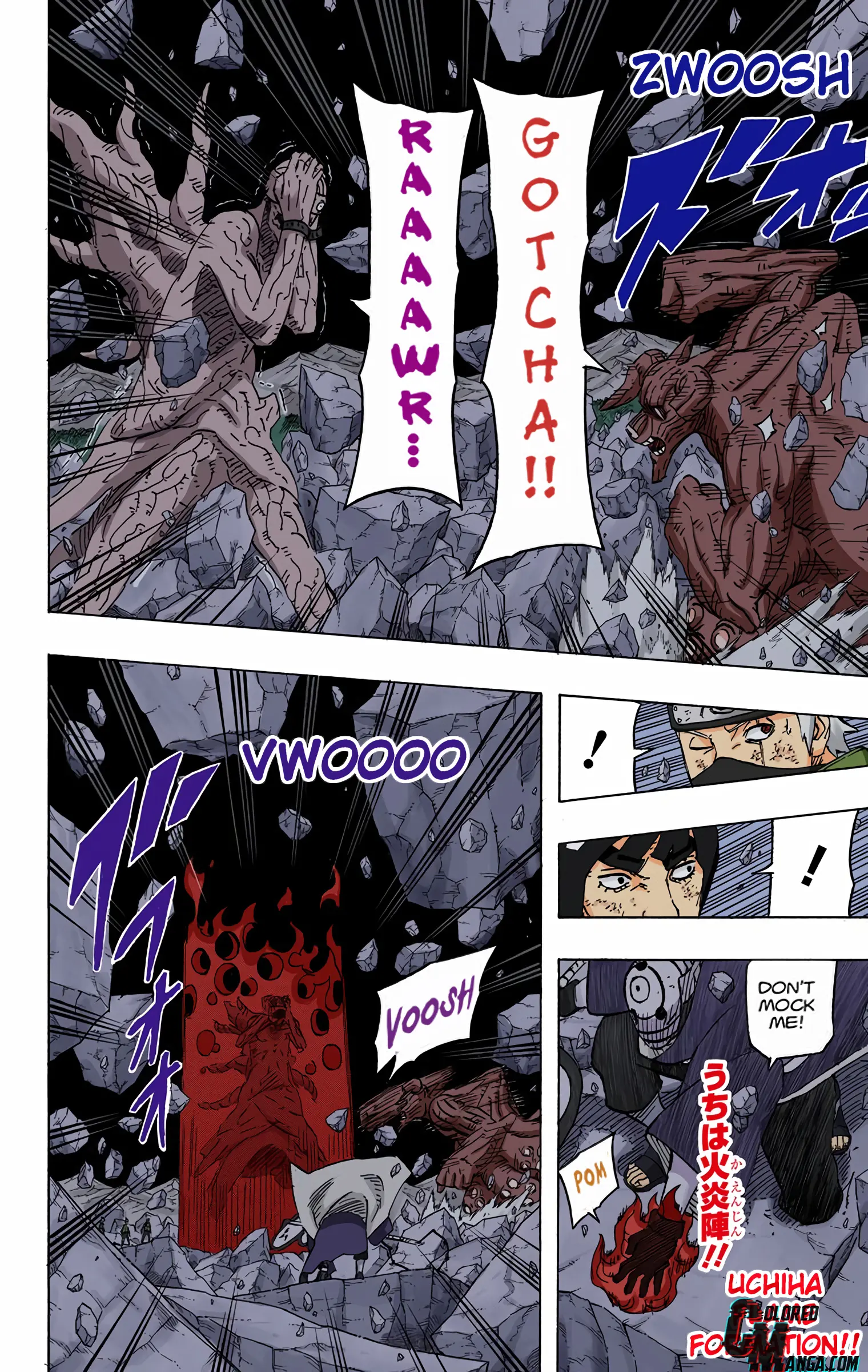 Naruto Colored Manga Online, chapter 596, page 4