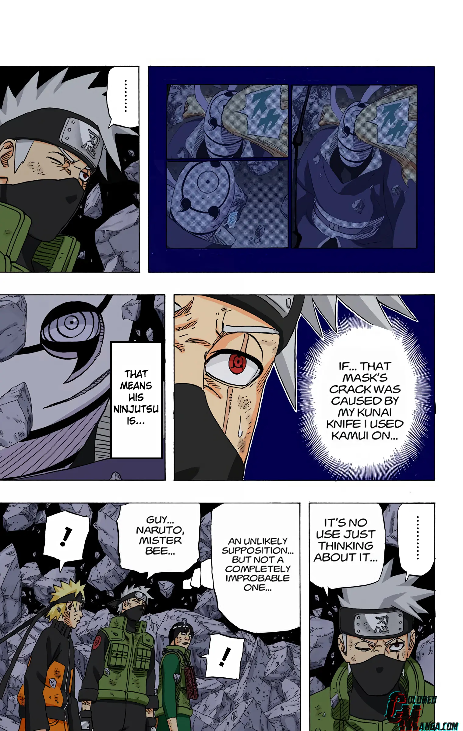 Naruto Colored Manga Online, chapter 596, page 7