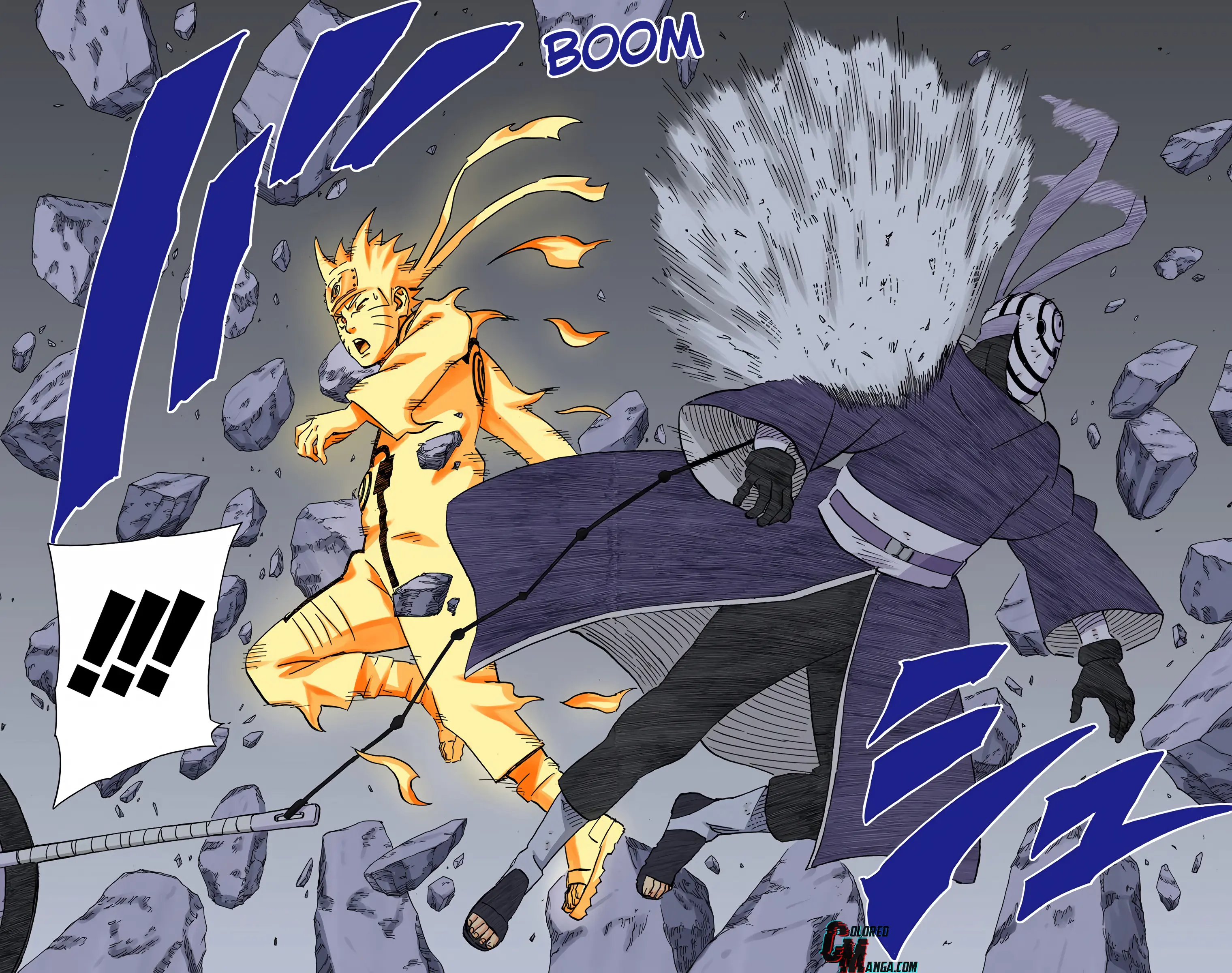 Naruto Colored Manga Online, chapter 596, page 14