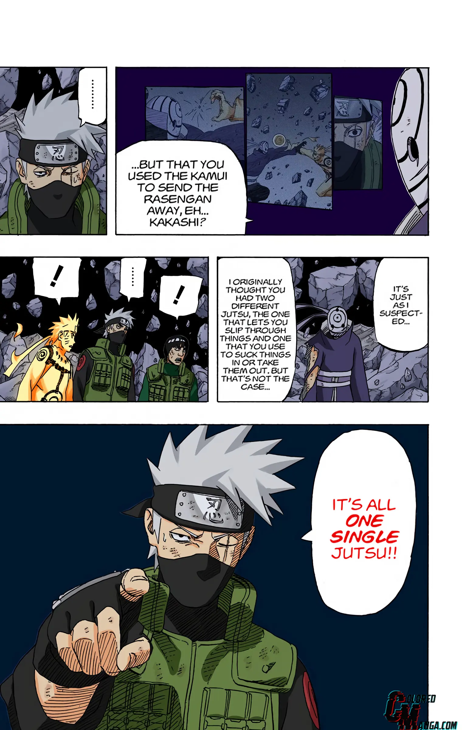 Naruto Colored Manga Online, chapter 596, page 16