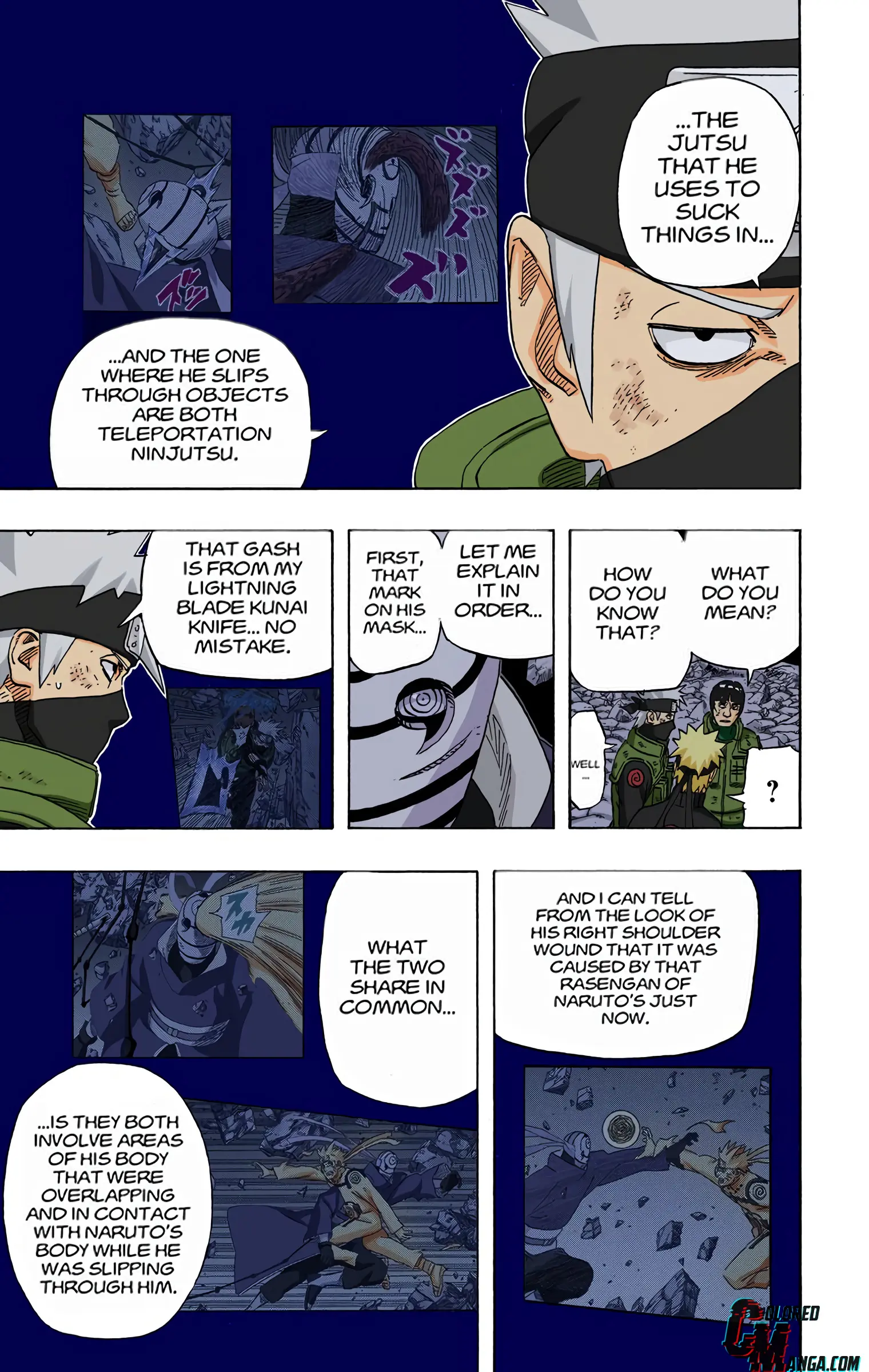 Naruto Colored Manga Online, chapter 597, page 4