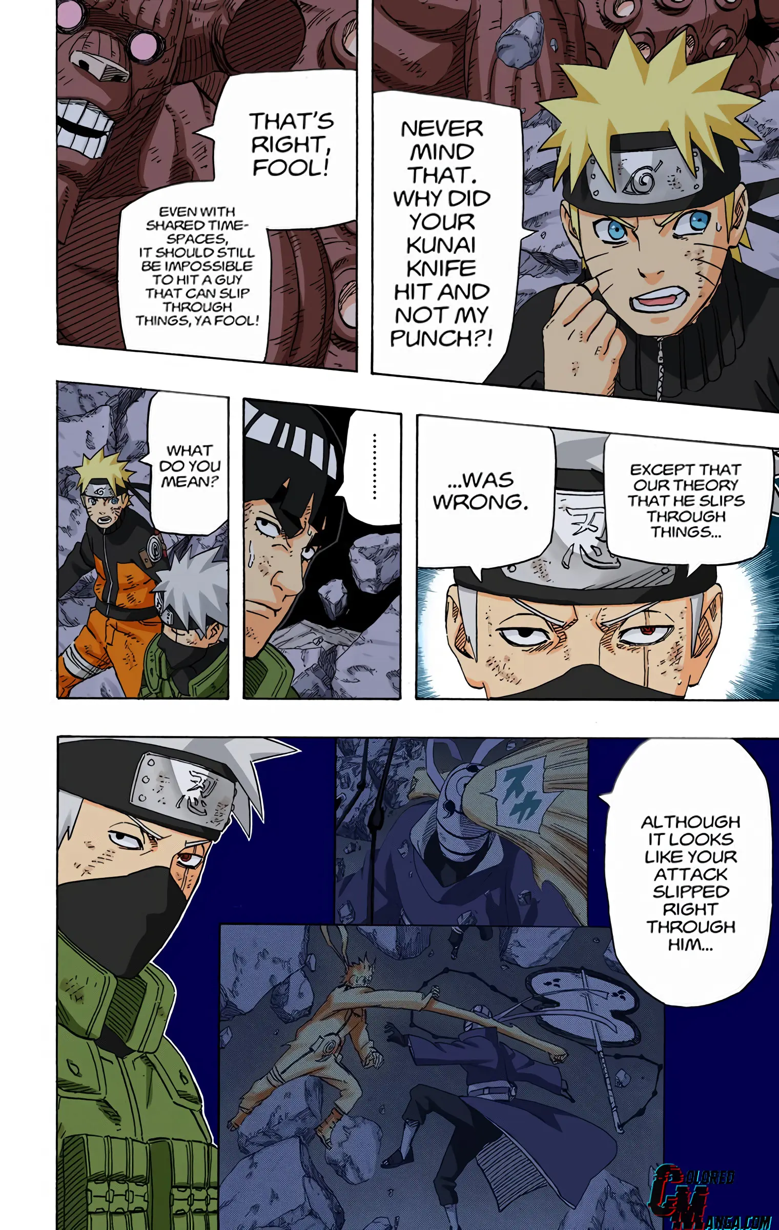 Naruto Colored Manga Online, chapter 597, page 7