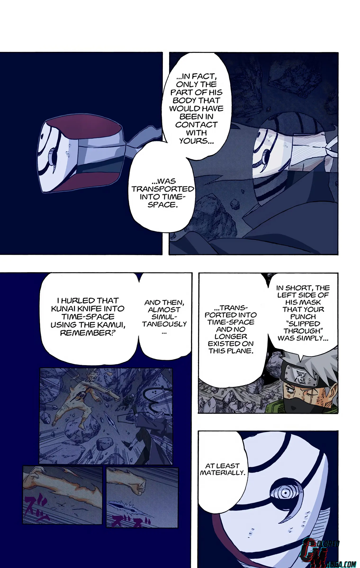 Naruto Colored Manga Online, chapter 597, page 8