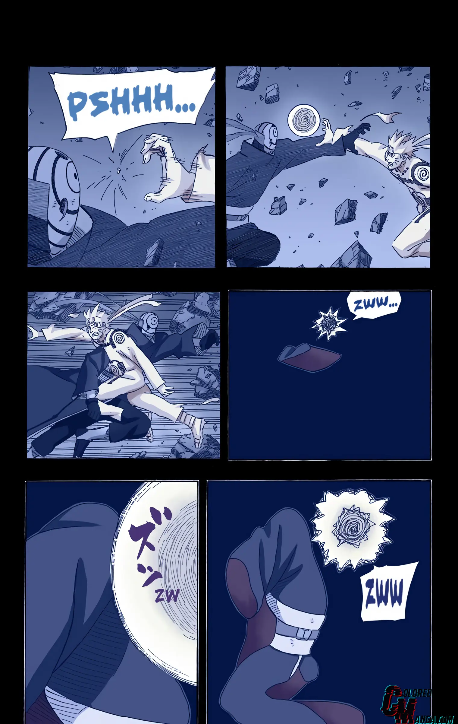 Naruto Colored Manga Online, chapter 597, page 10