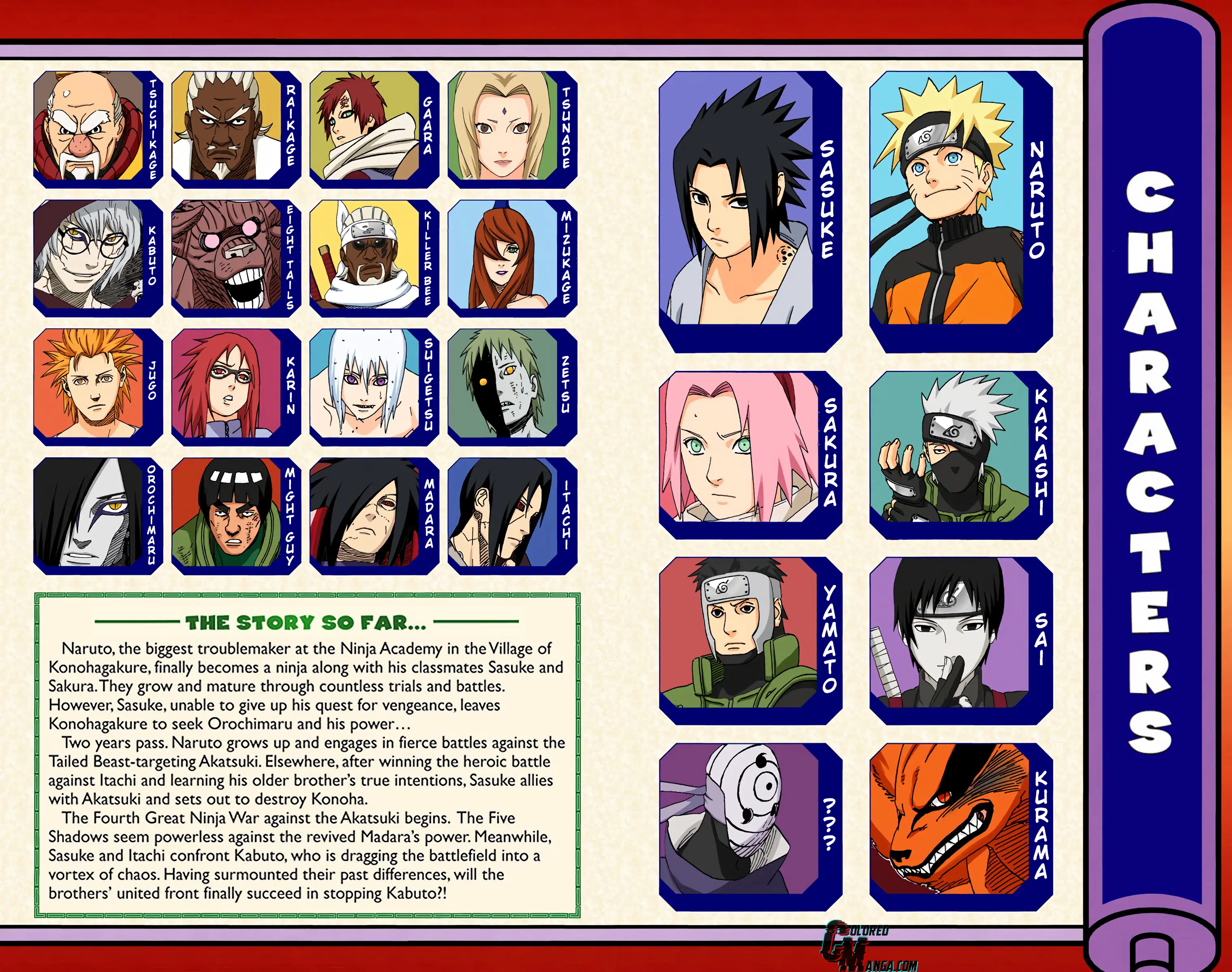 Naruto Colored Manga Online, chapter 598, page 3