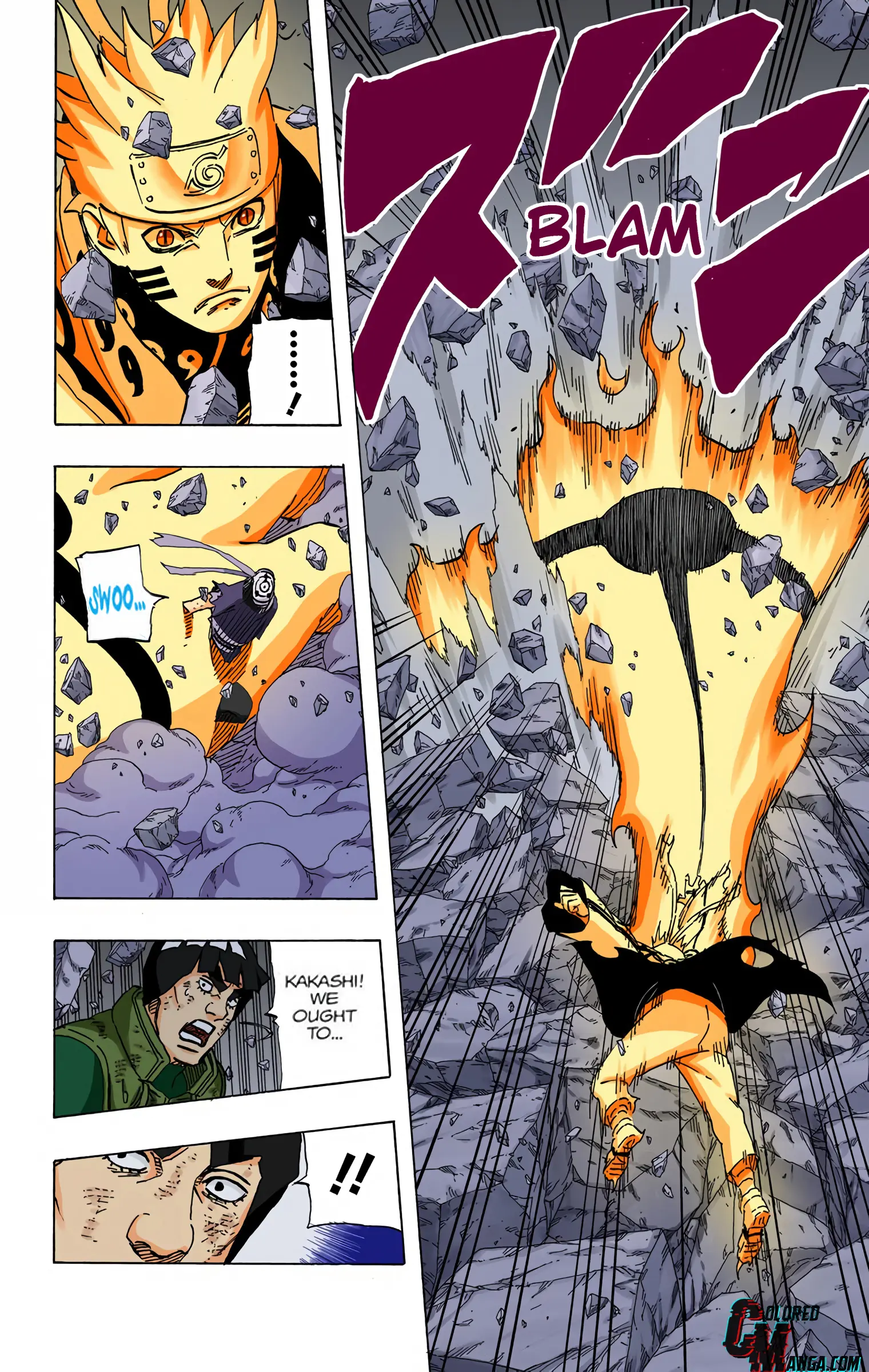 Naruto Colored Manga Online, chapter 598, page 6