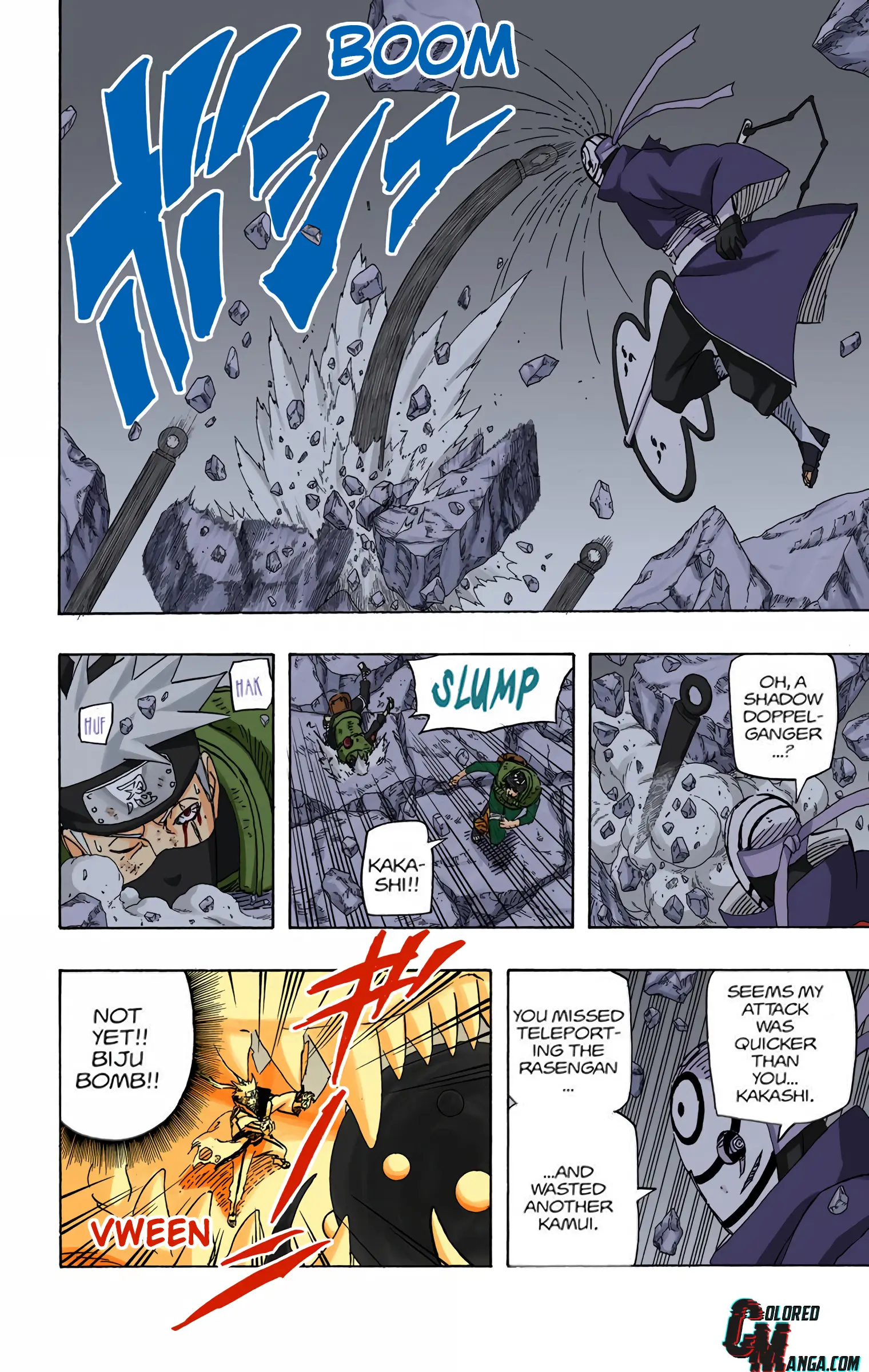 Naruto Colored Manga Online, chapter 598, page 16