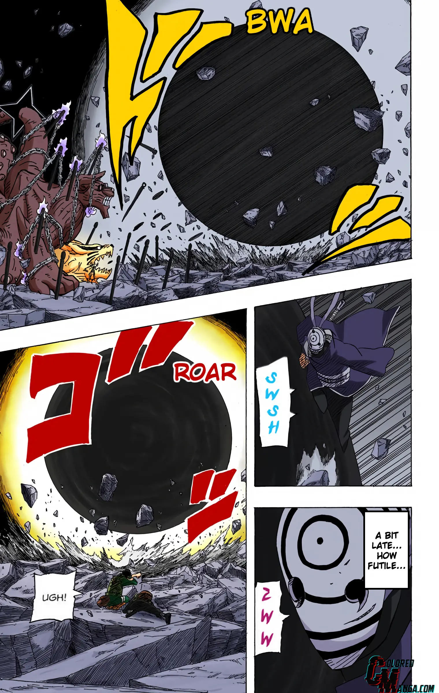 Naruto Colored Manga Online, chapter 598, page 17