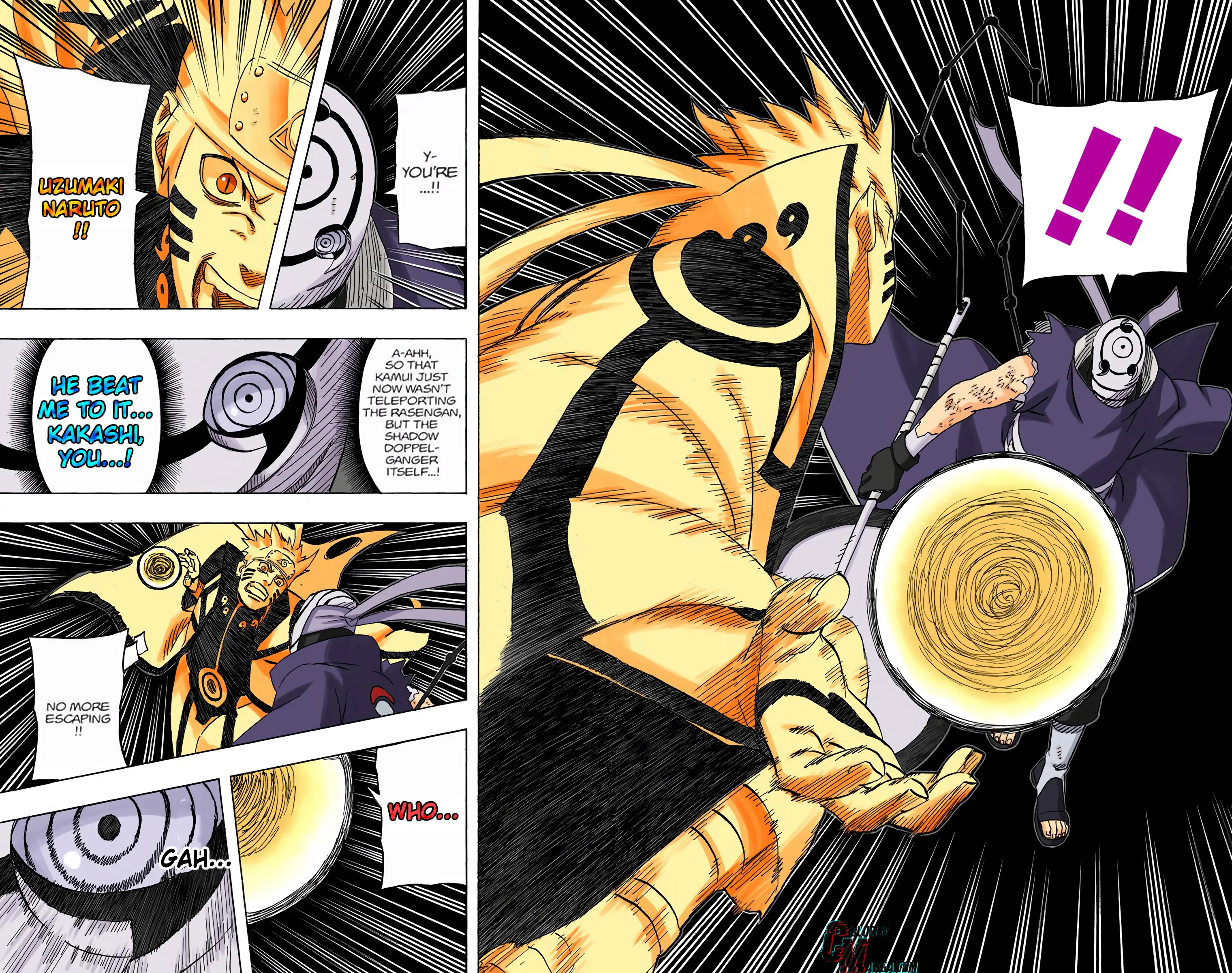 Naruto Colored Manga Online, chapter 598, page 18