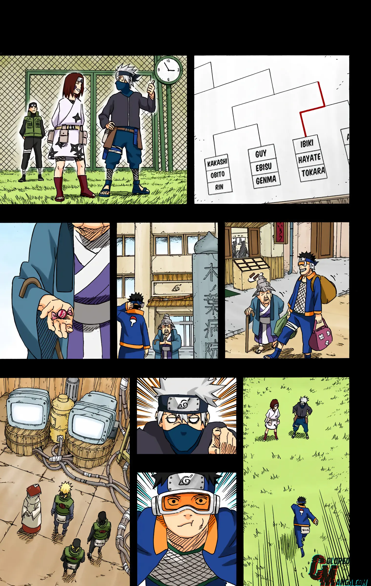Naruto Colored Manga Online, chapter 599, page 4