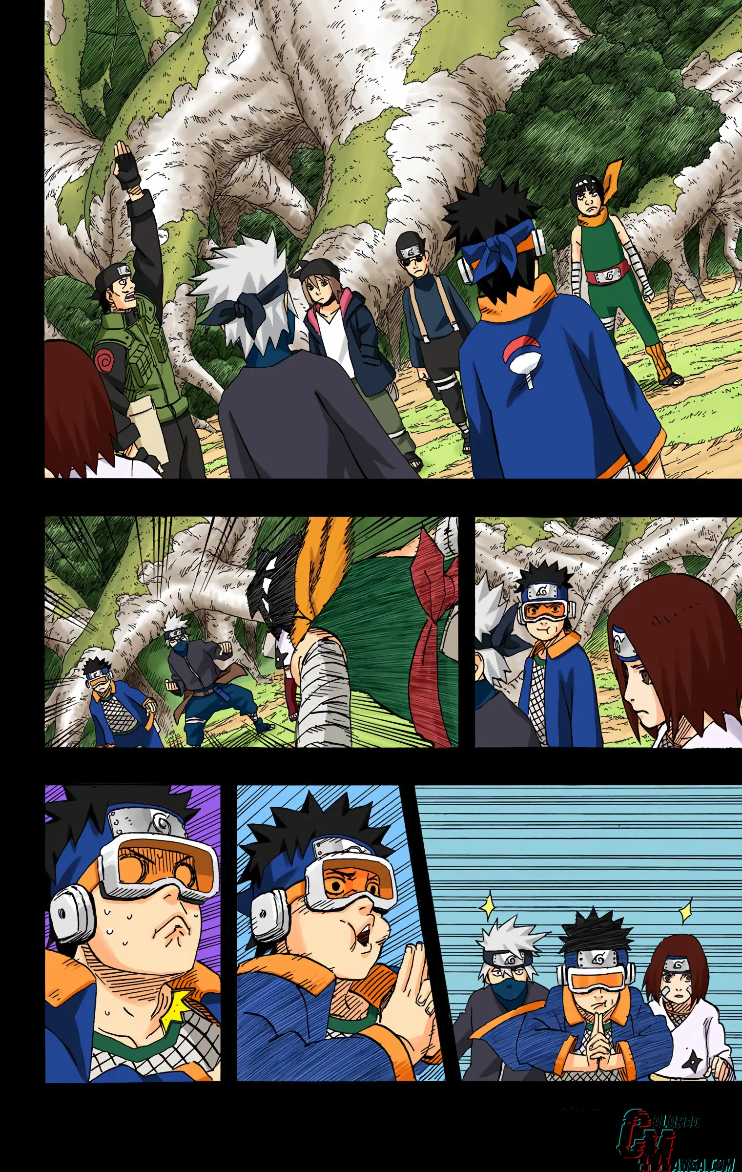 Naruto Colored Manga Online, chapter 599, page 5
