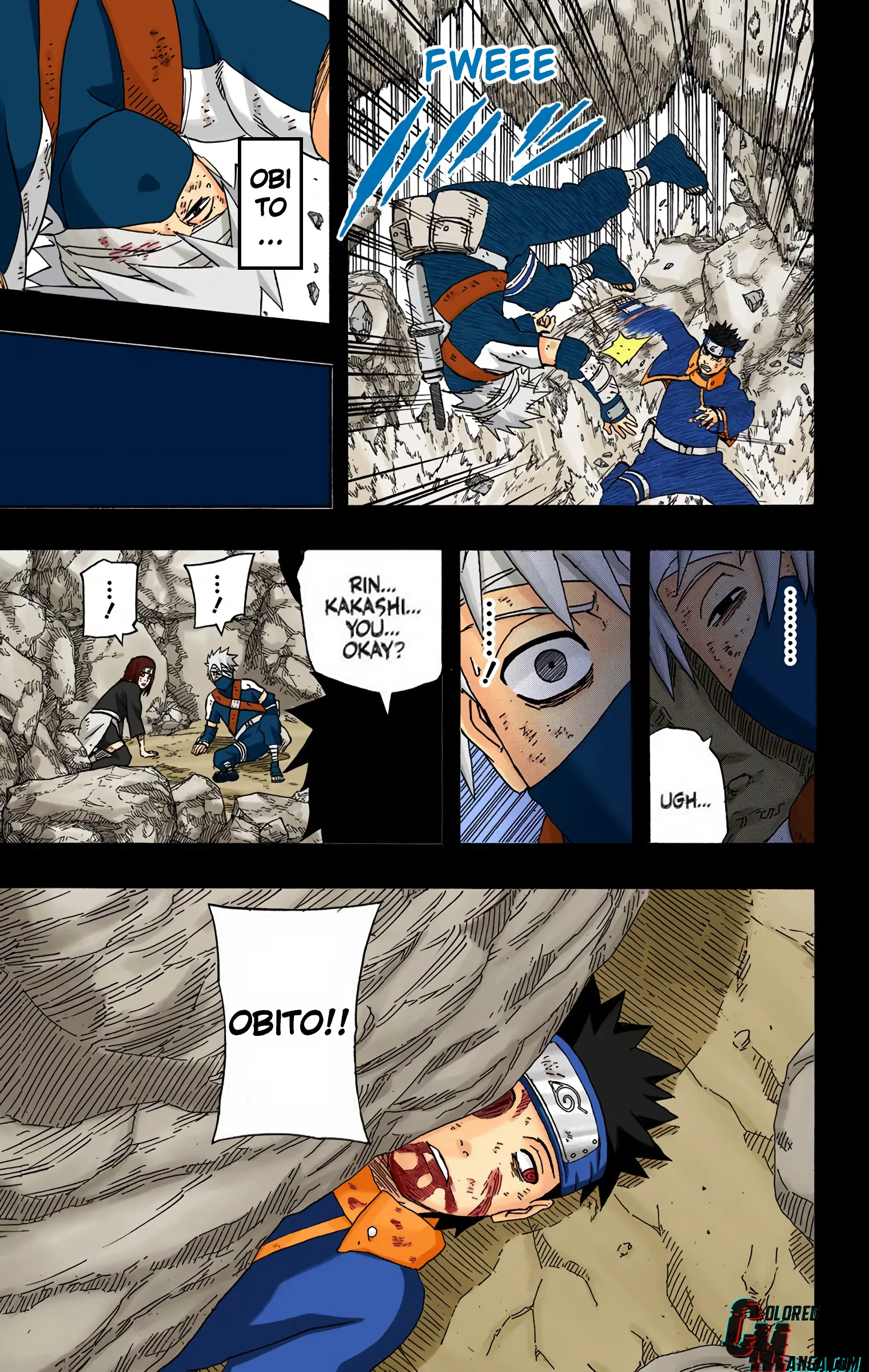 Naruto Colored Manga Online, chapter 600, page 5