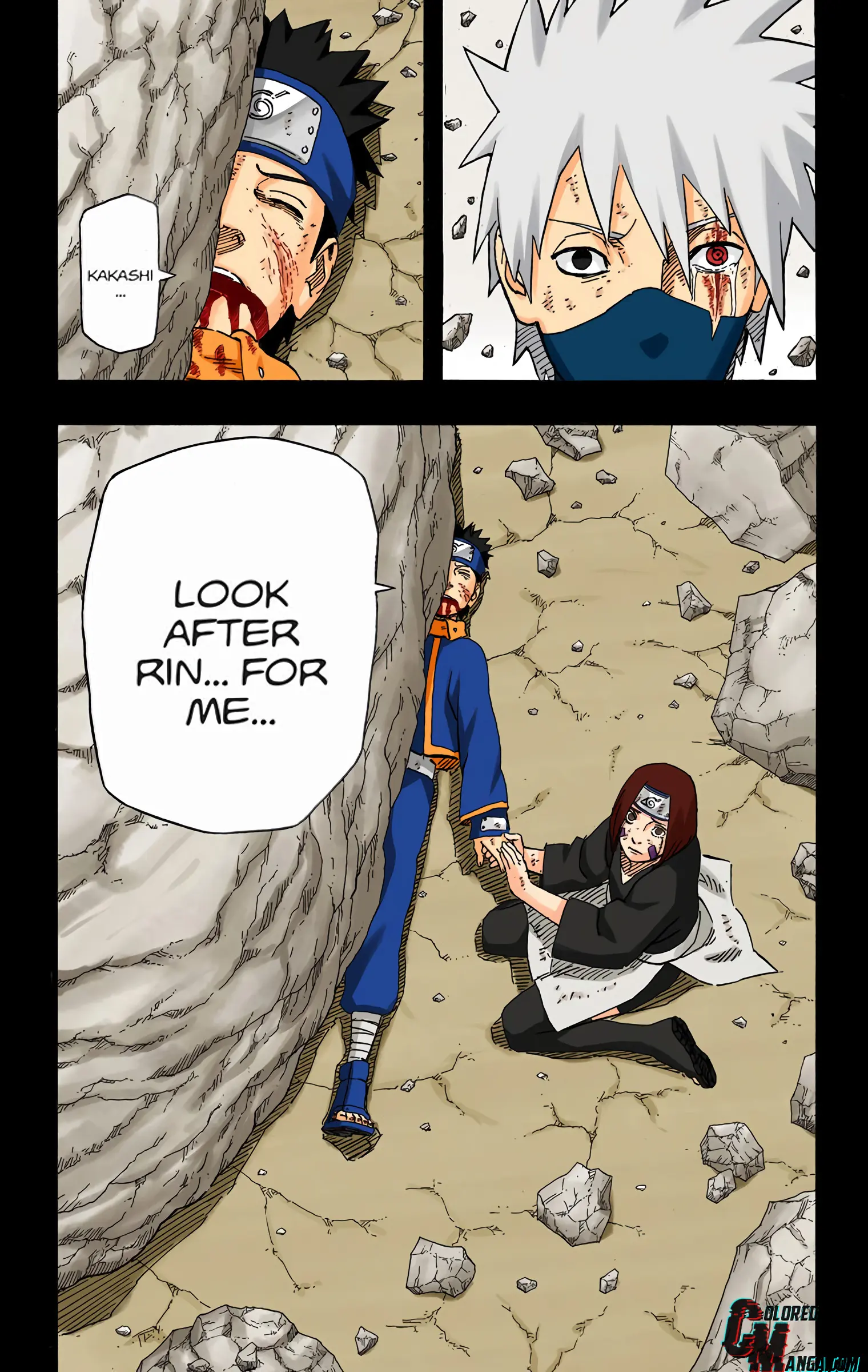Naruto Colored Manga Online, chapter 600, page 7