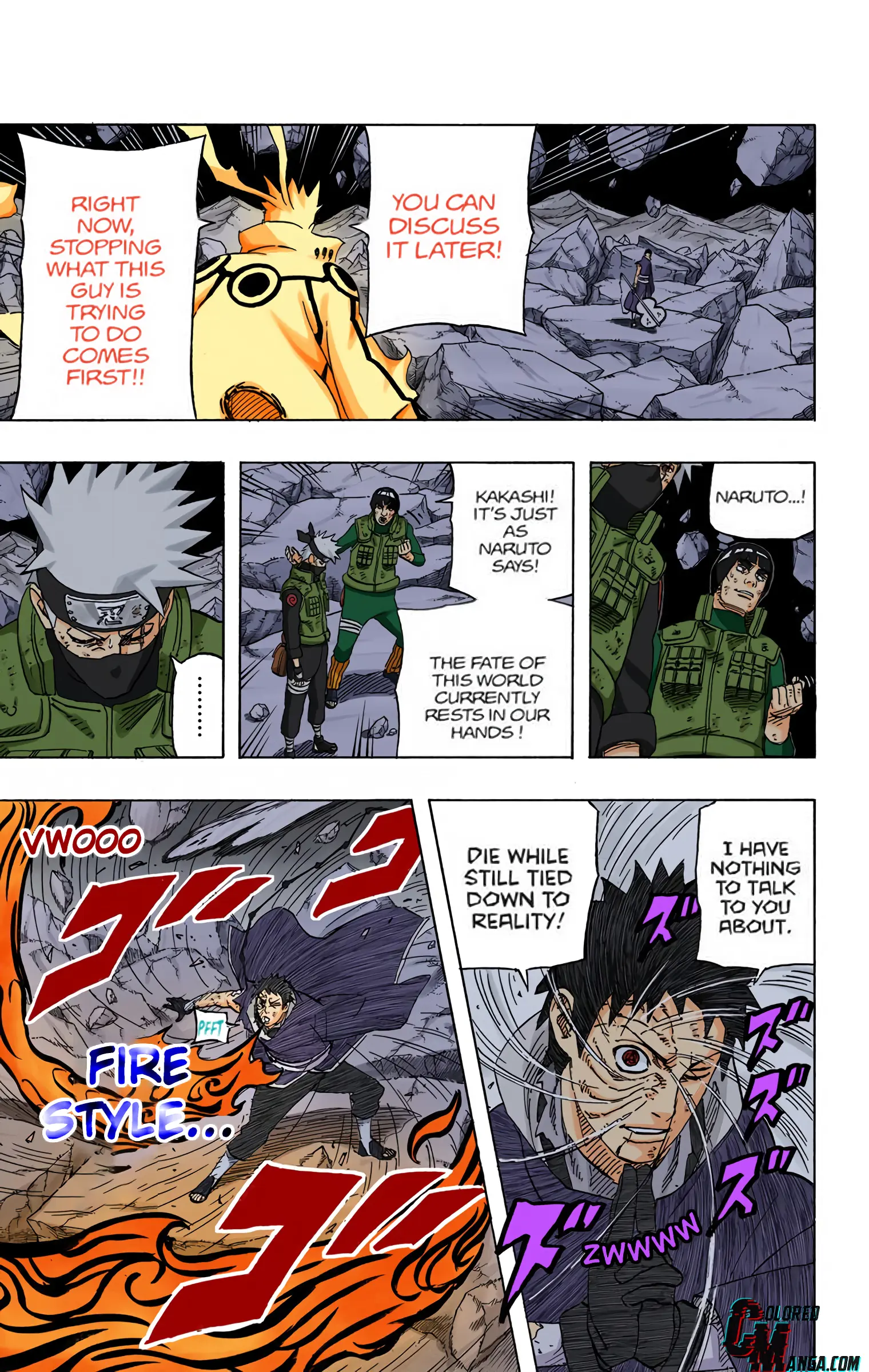 Naruto Colored Manga Online, chapter 600, page 13