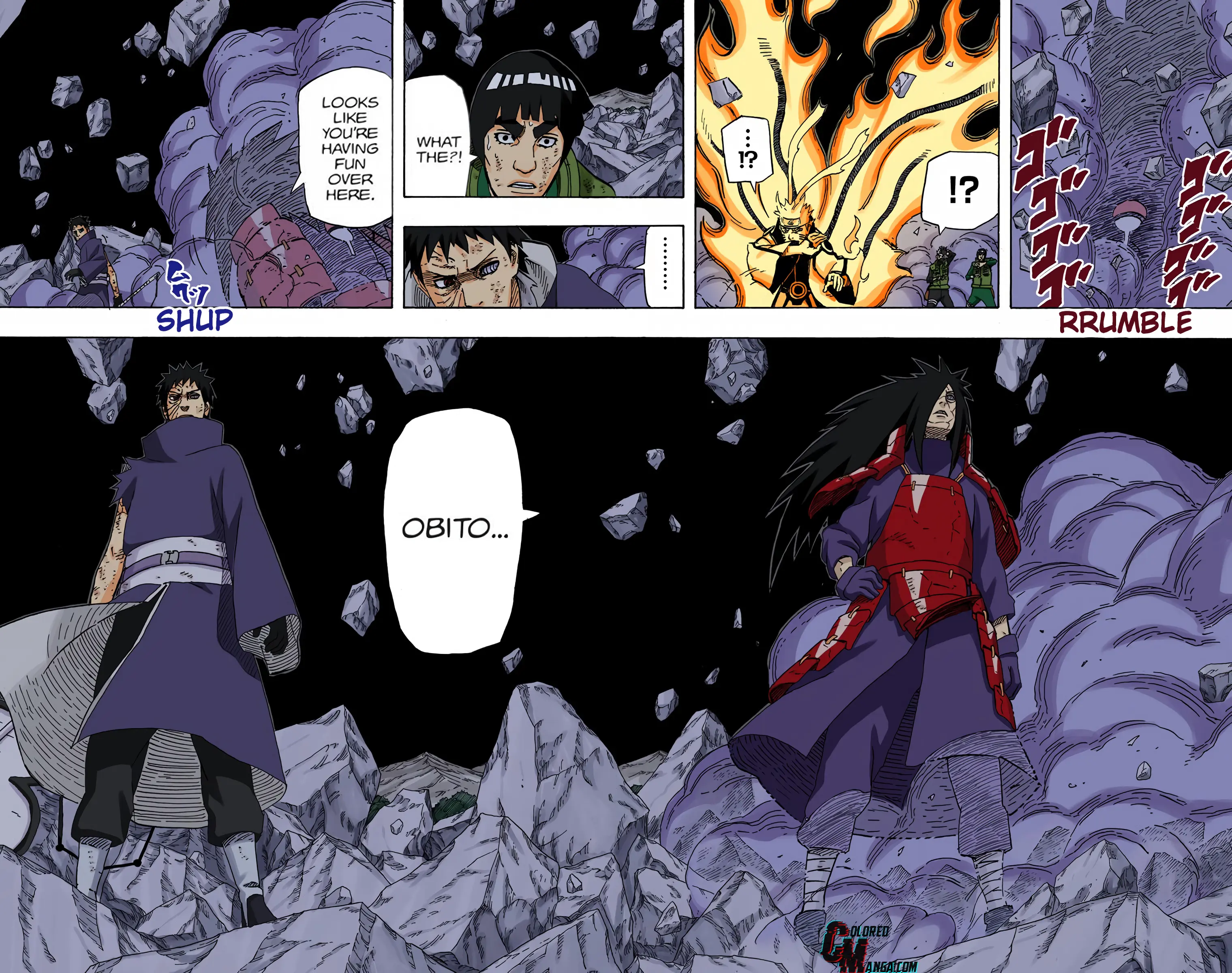 Naruto Colored Manga Online, chapter 600, page 15