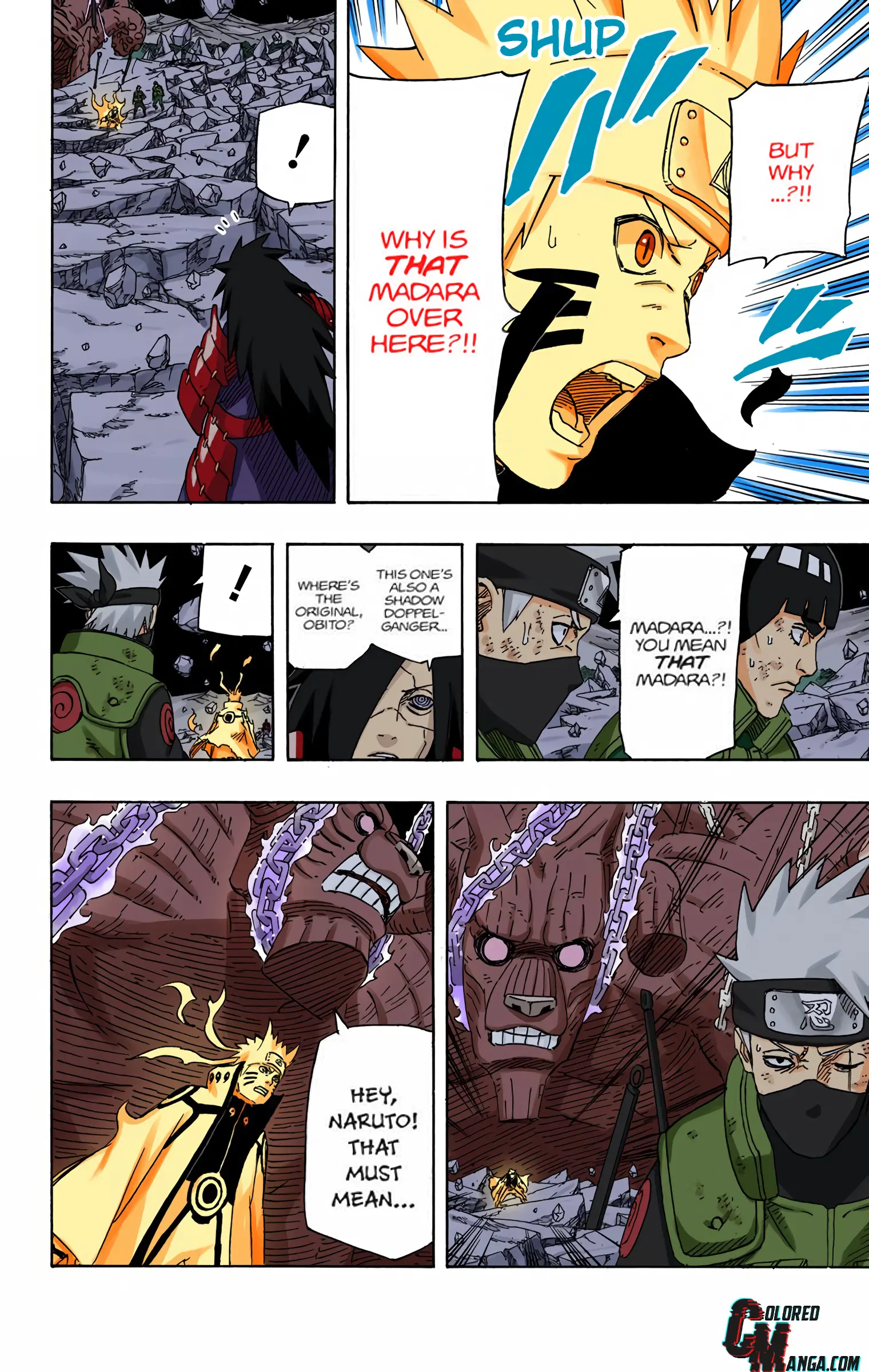 Naruto Colored Manga Online, chapter 601, page 2