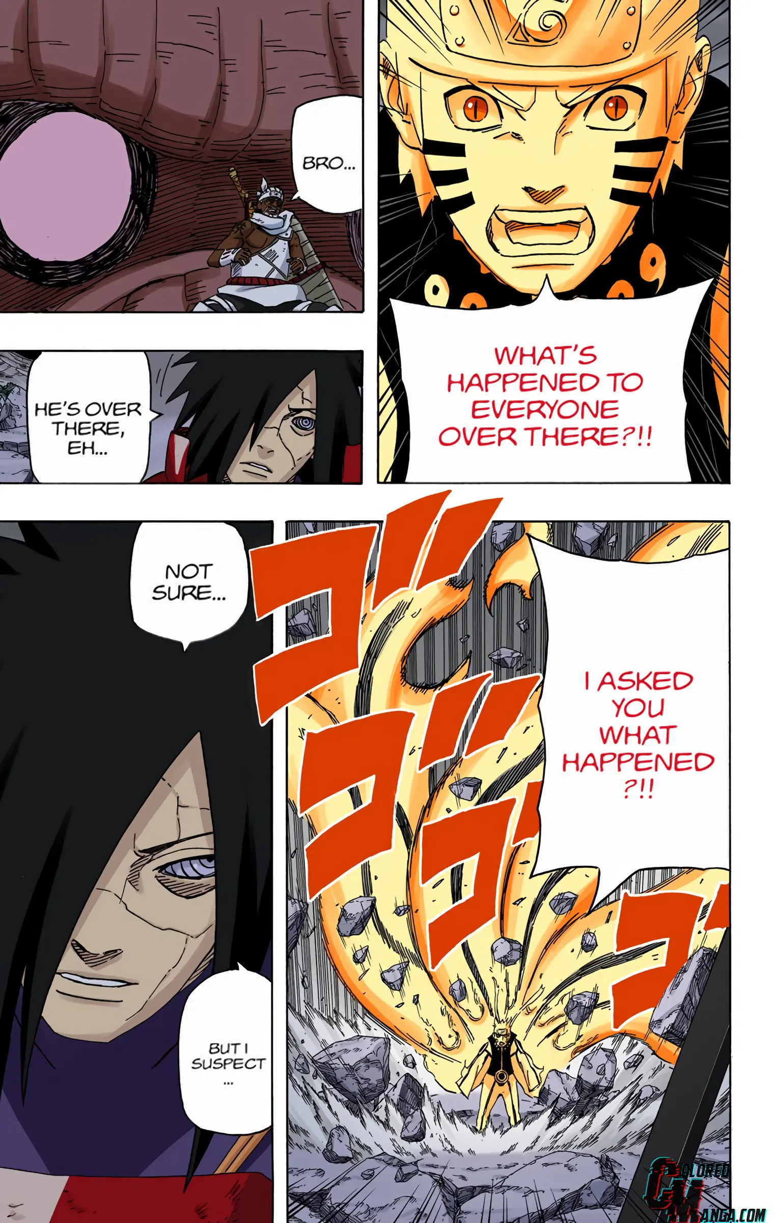 Naruto Colored Manga Online, chapter 601, page 3