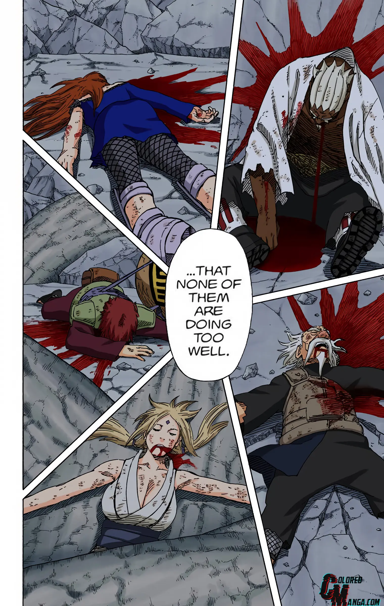 Naruto Colored Manga Online, chapter 601, page 4