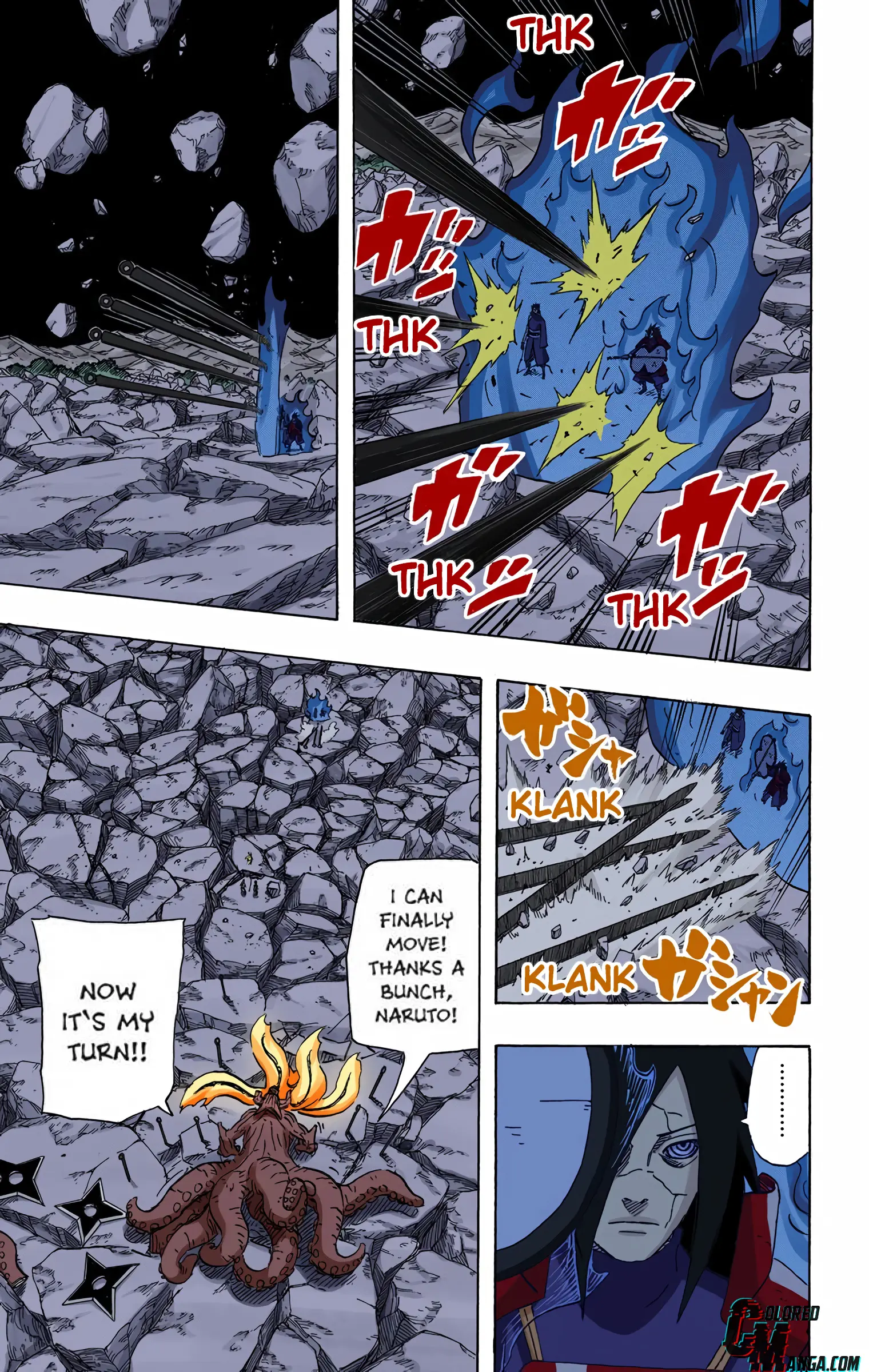 Naruto Colored Manga Online, chapter 601, page 9
