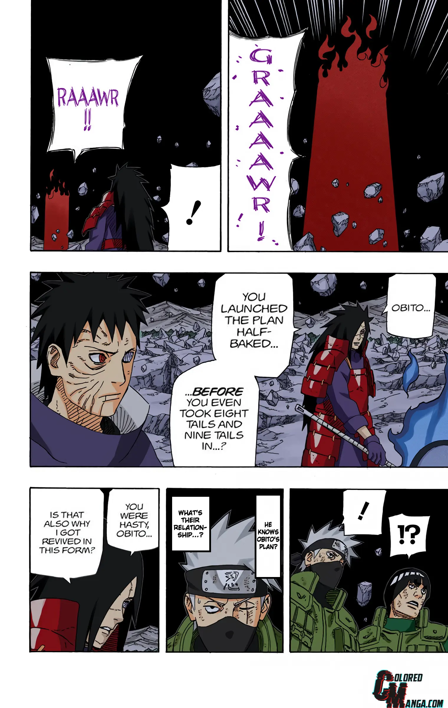 Naruto Colored Manga Online, chapter 601, page 10