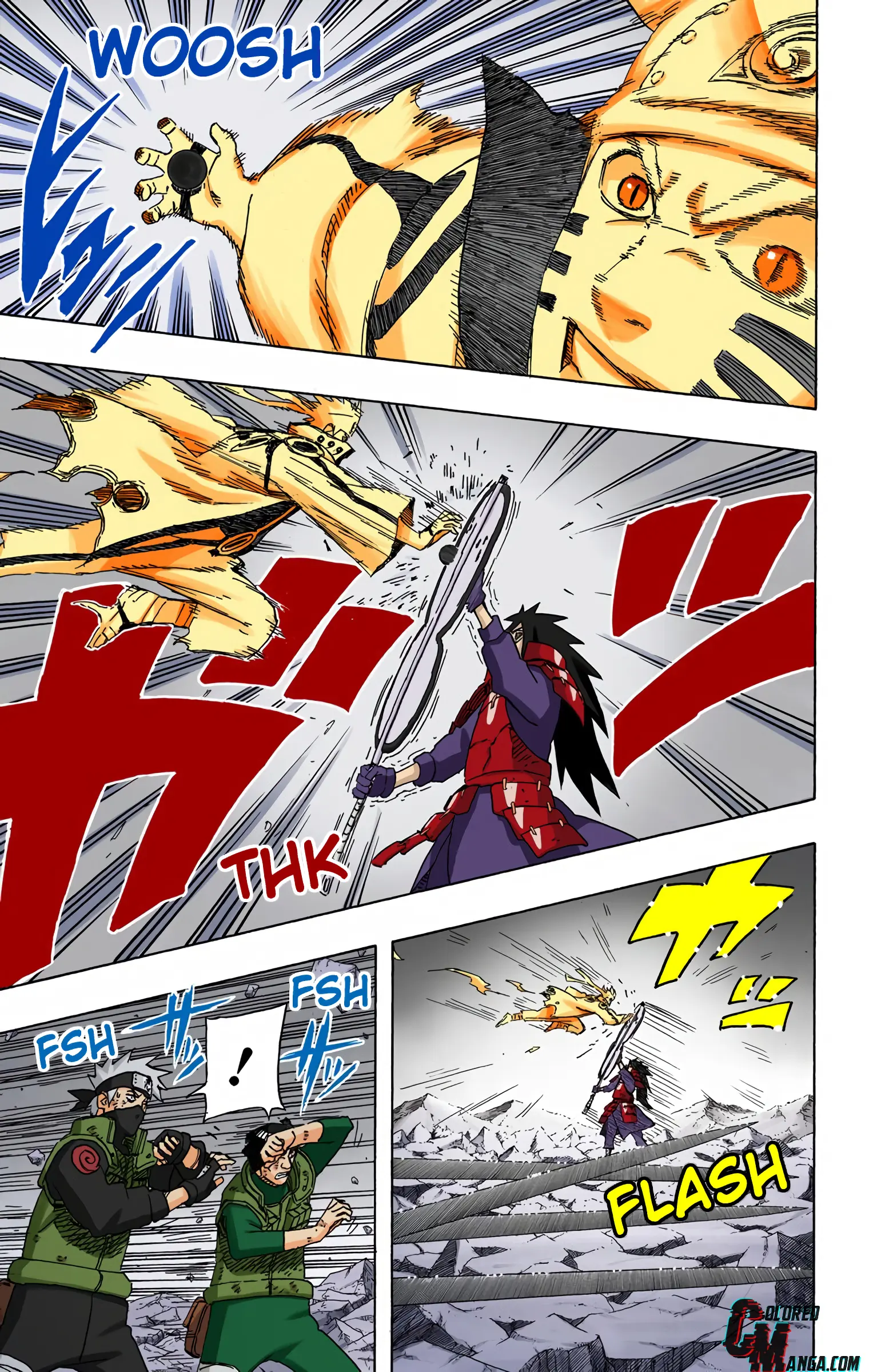 Naruto Colored Manga Online, chapter 601, page 13