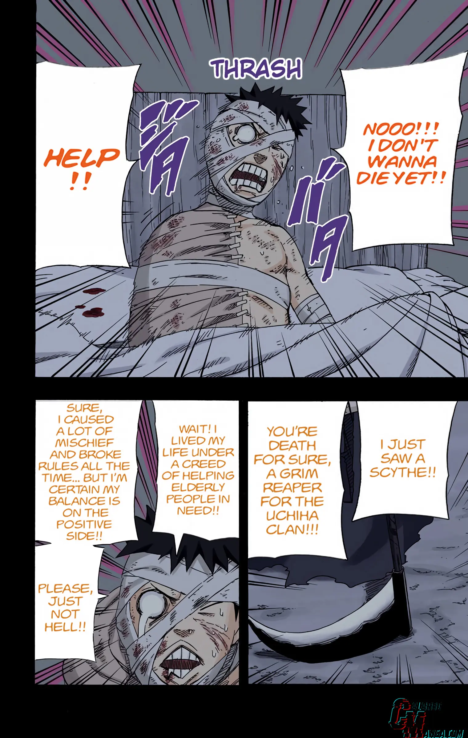 Naruto Colored Manga Online, chapter 602, page 2