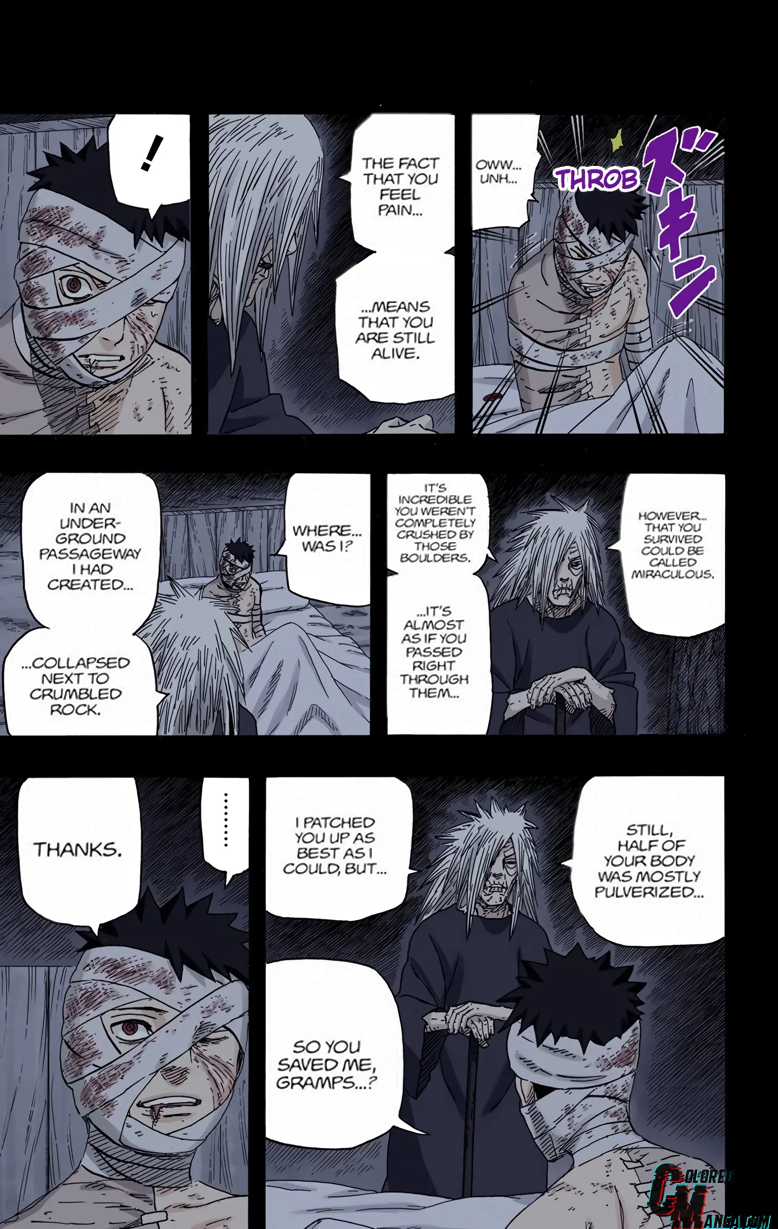 Naruto Colored Manga Online, chapter 602, page 3