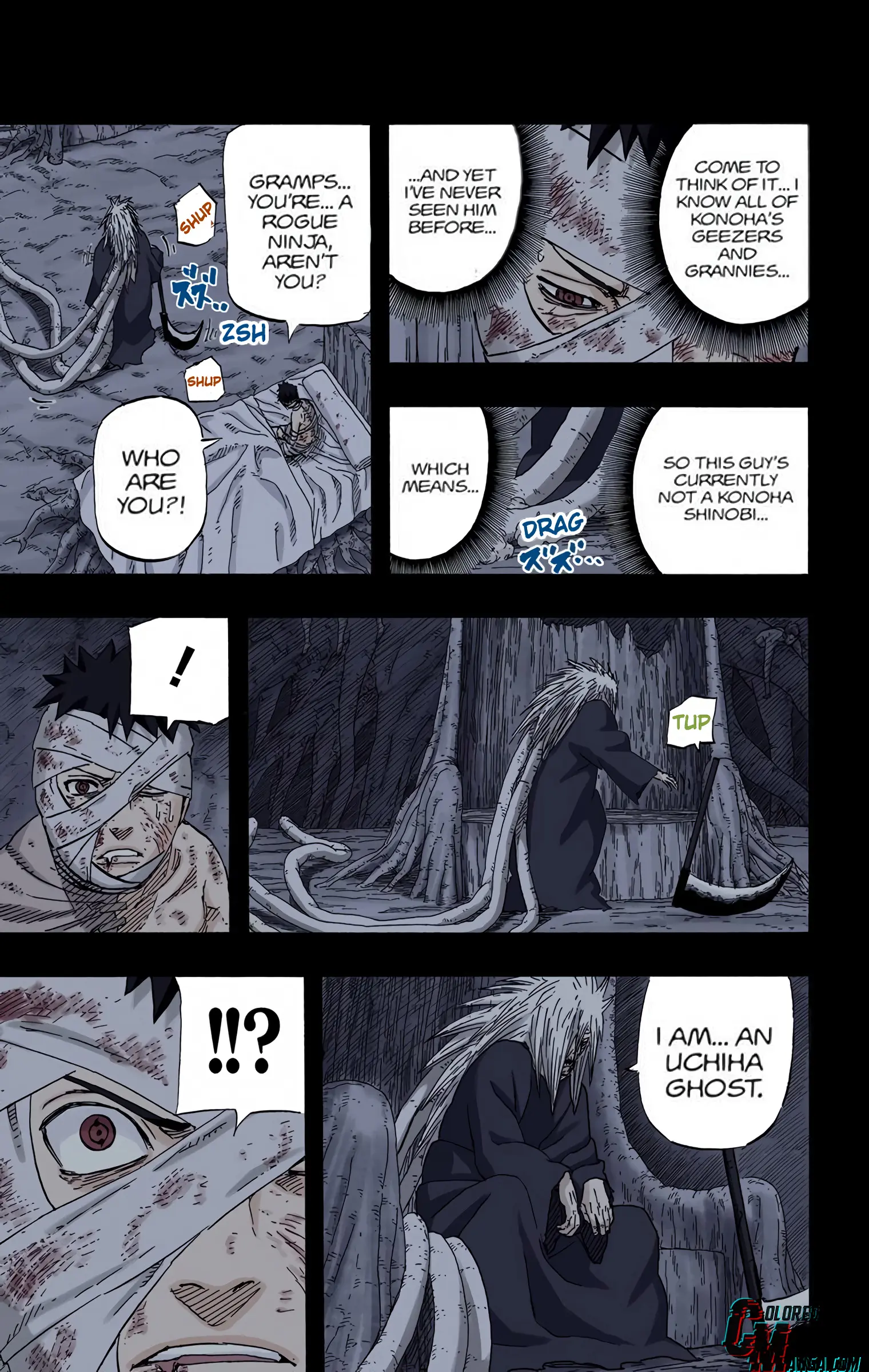 Naruto Colored Manga Online, chapter 602, page 9