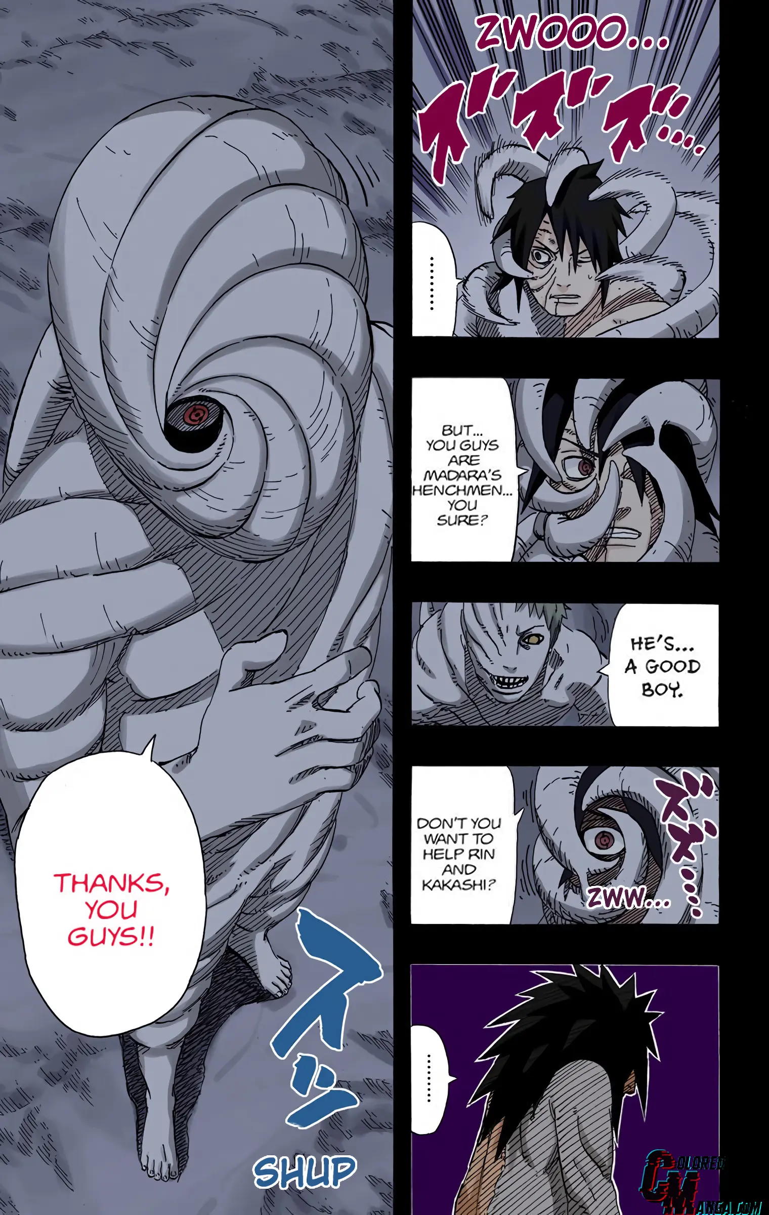 Naruto Colored Manga Online, chapter 603, page 17
