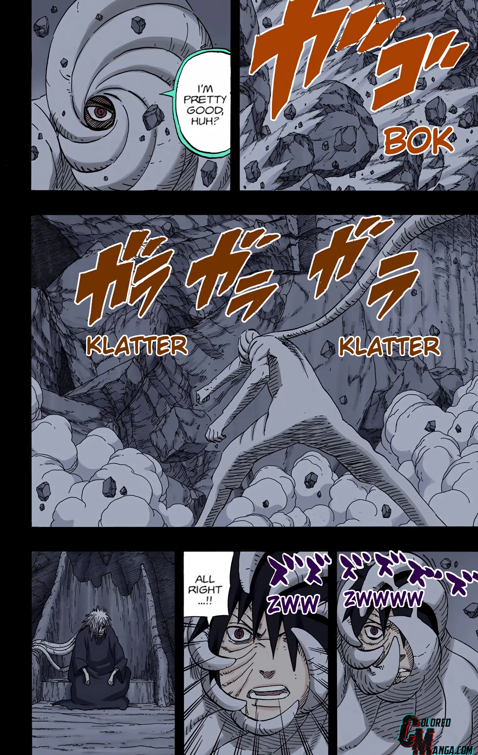 Naruto Colored Manga Online, chapter 604, page 5