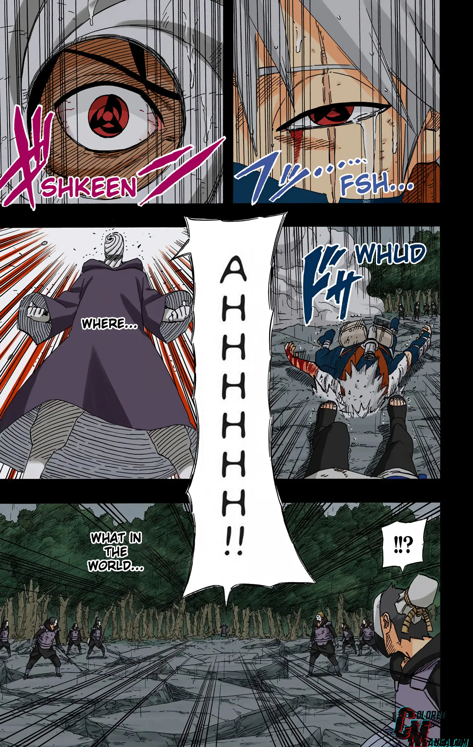 Naruto Colored Manga Online, chapter 605, page 5