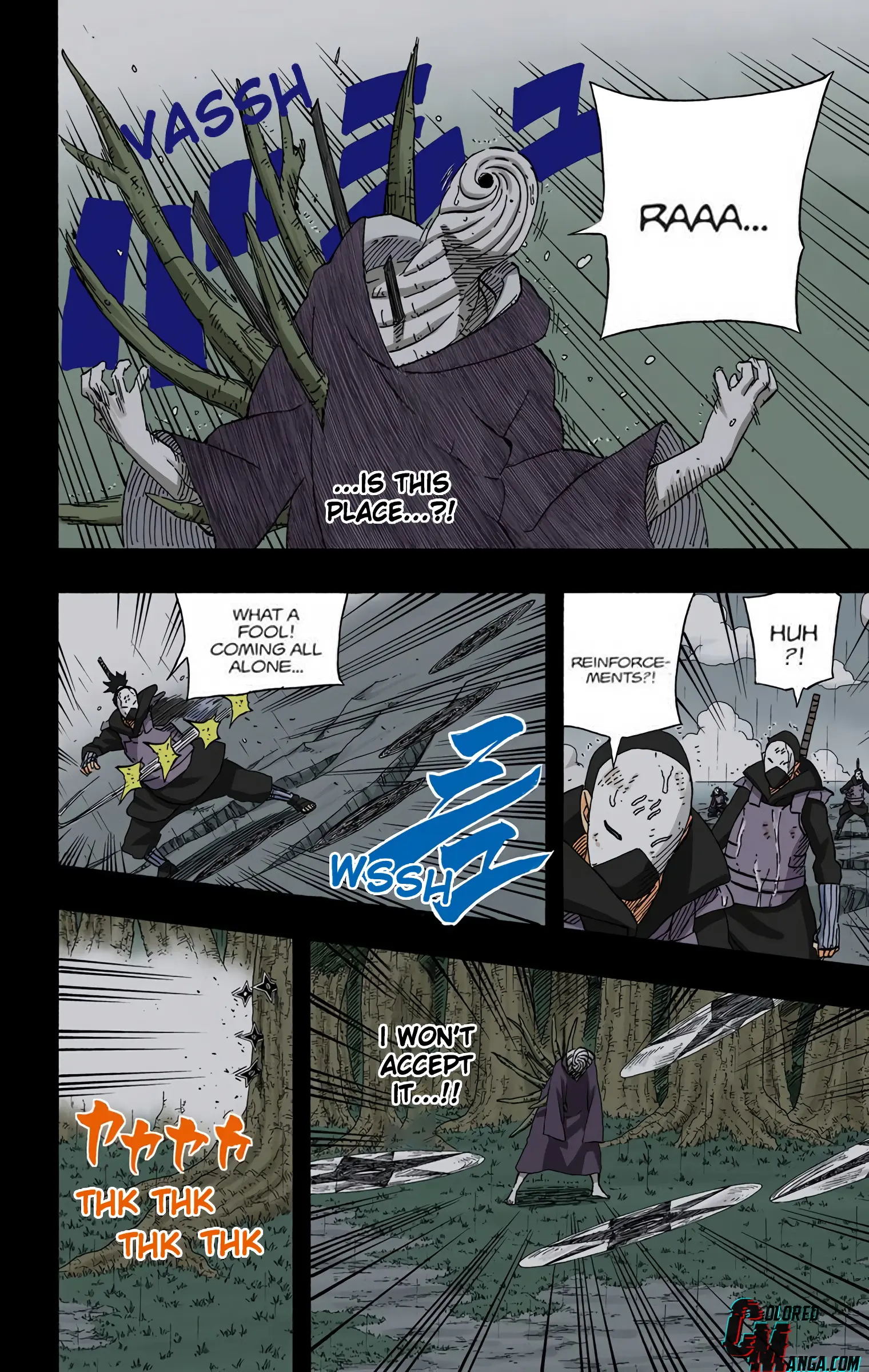 Naruto Colored Manga Online, chapter 605, page 6