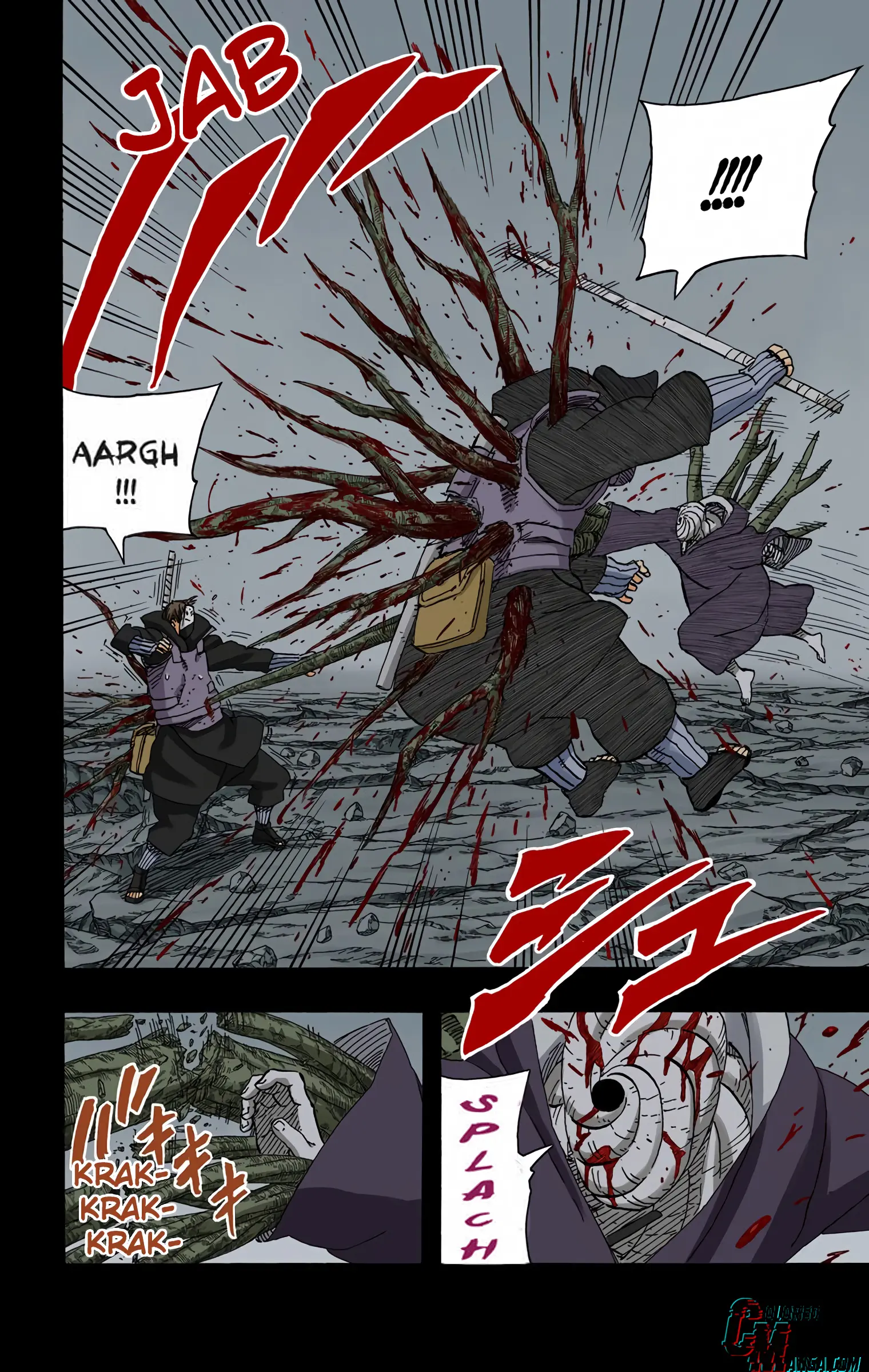 Naruto Colored Manga Online, chapter 605, page 8