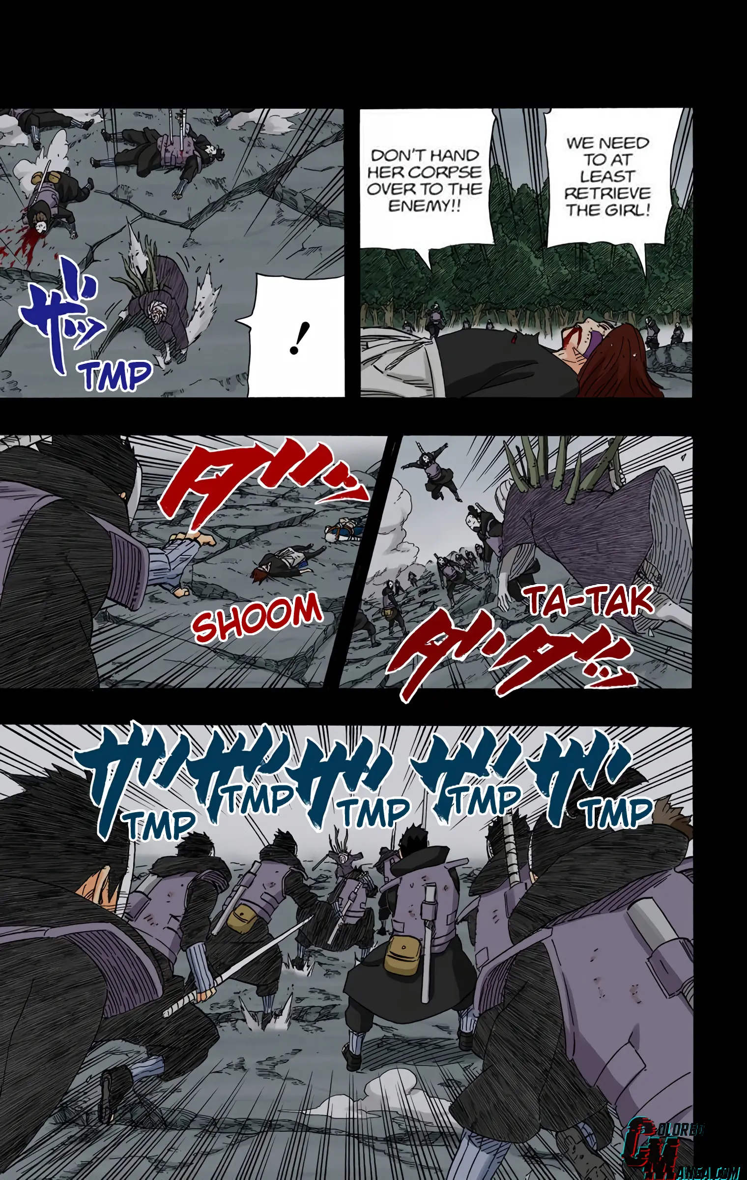 Naruto Colored Manga Online, chapter 605, page 11