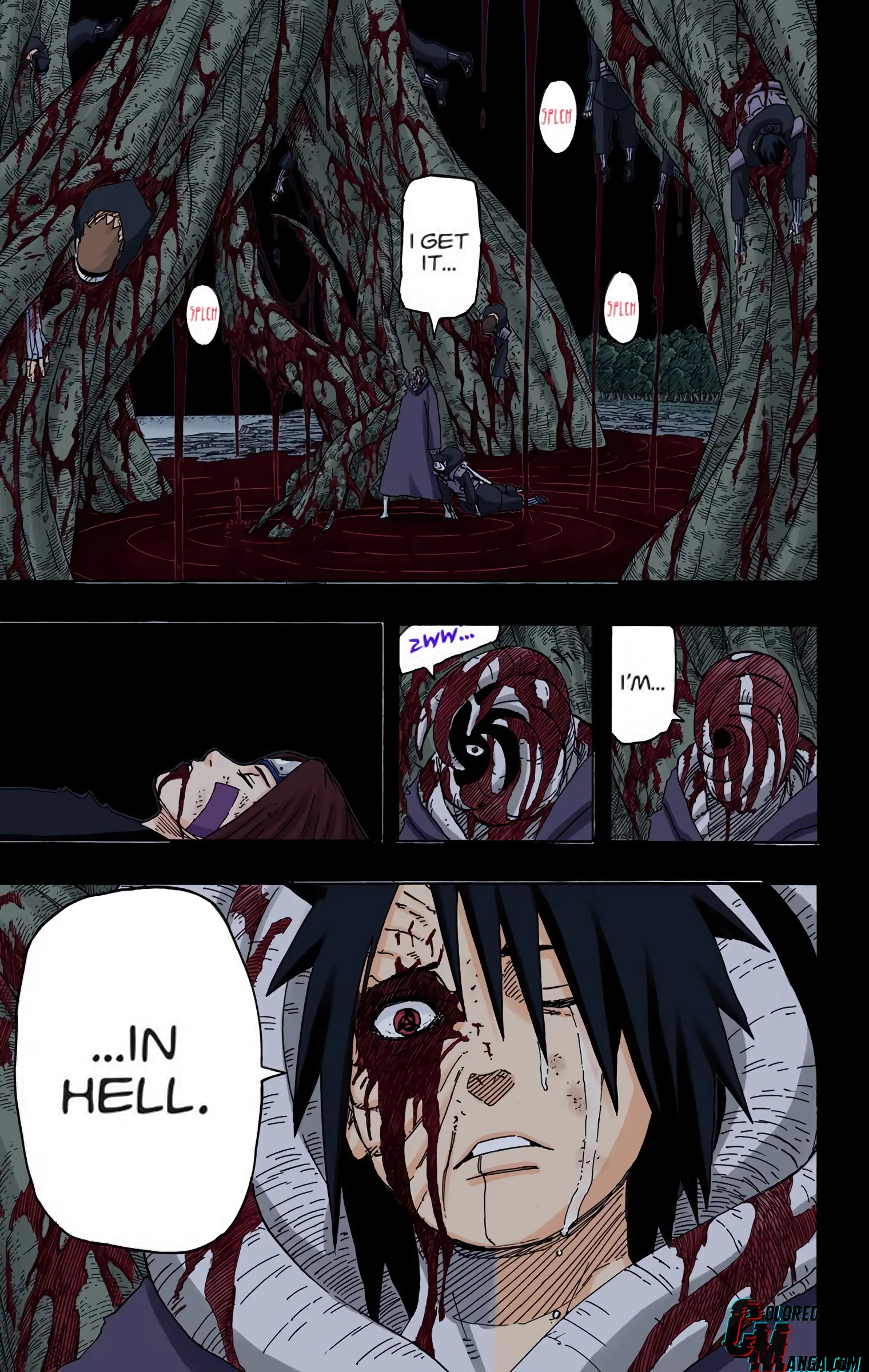 Naruto Colored Manga Online, chapter 605, page 17