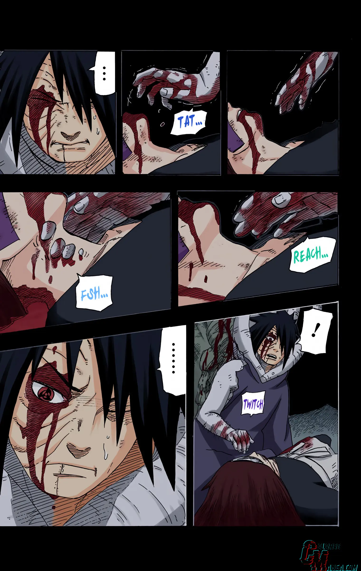 Naruto Colored Manga Online, chapter 606, page 2