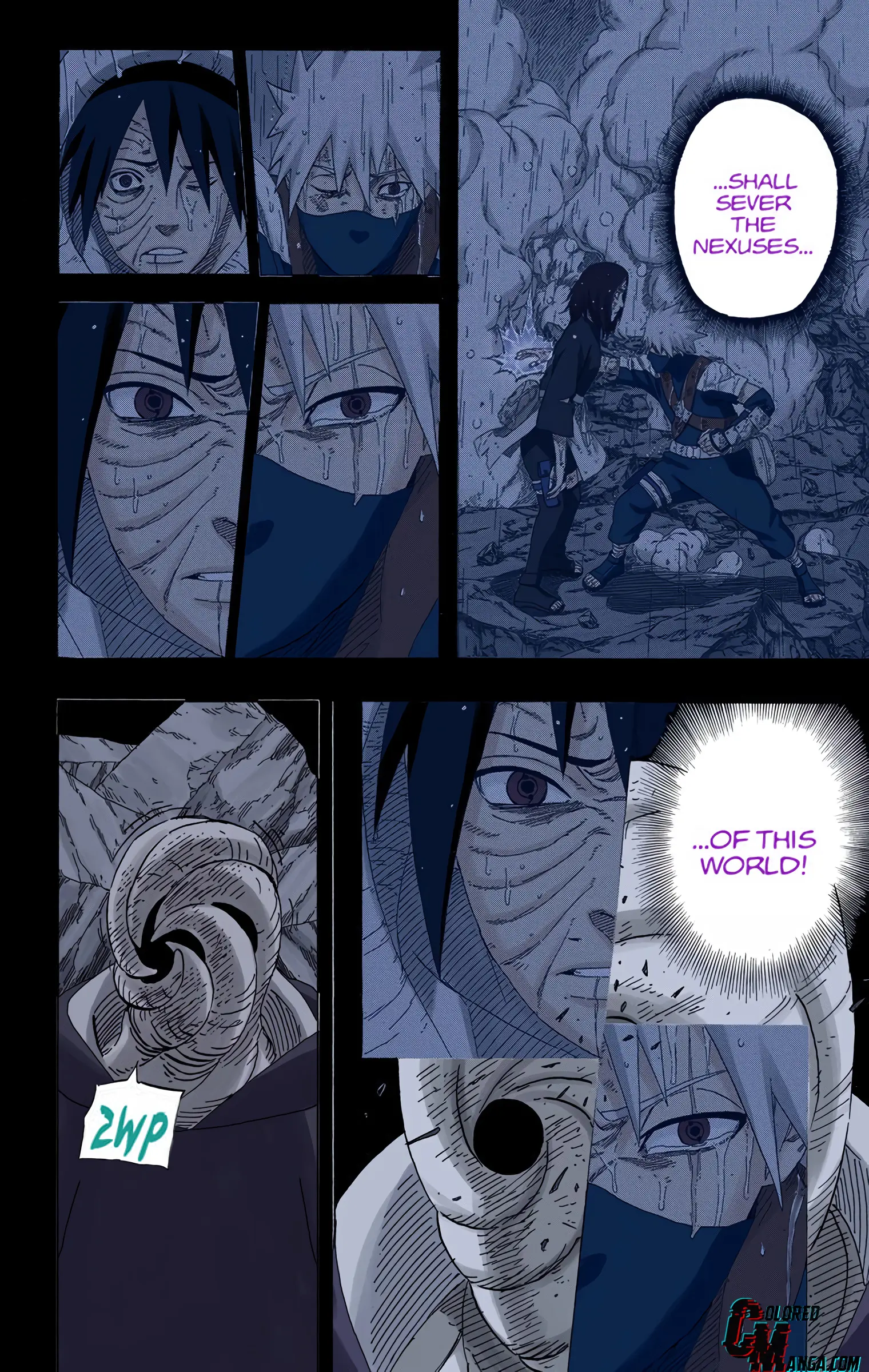 Naruto Colored Manga Online, chapter 606, page 6