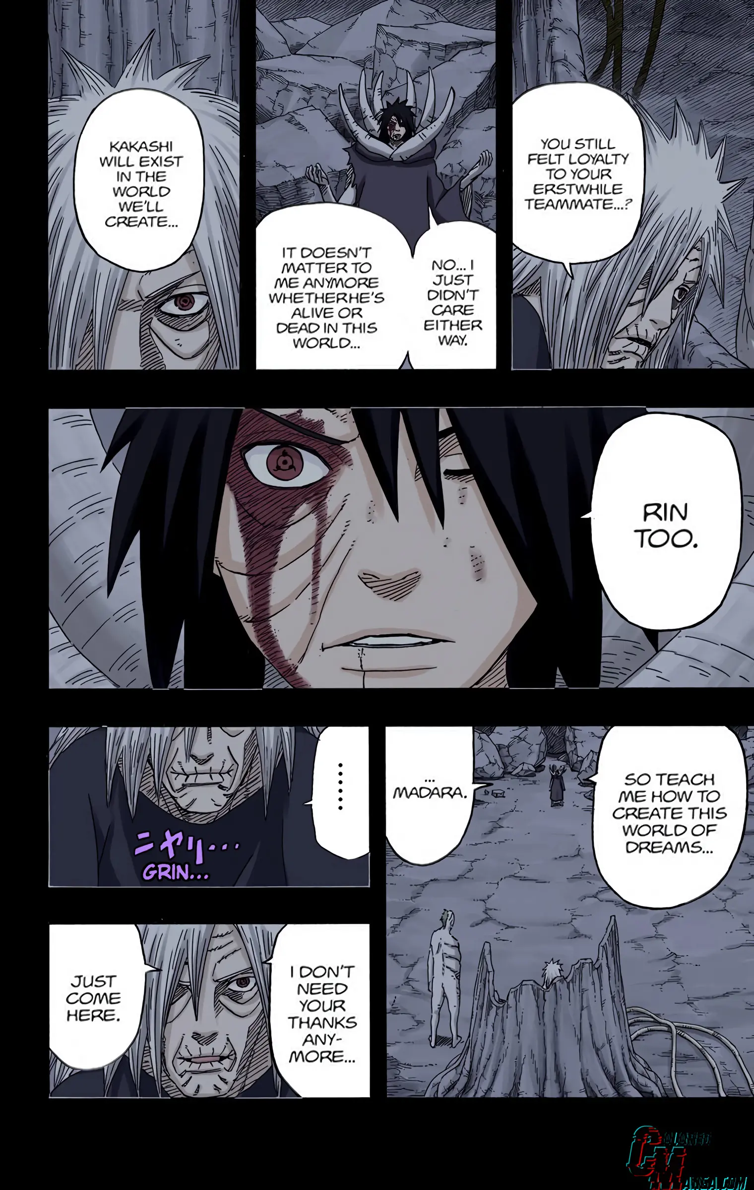 Naruto Colored Manga Online, chapter 606, page 8