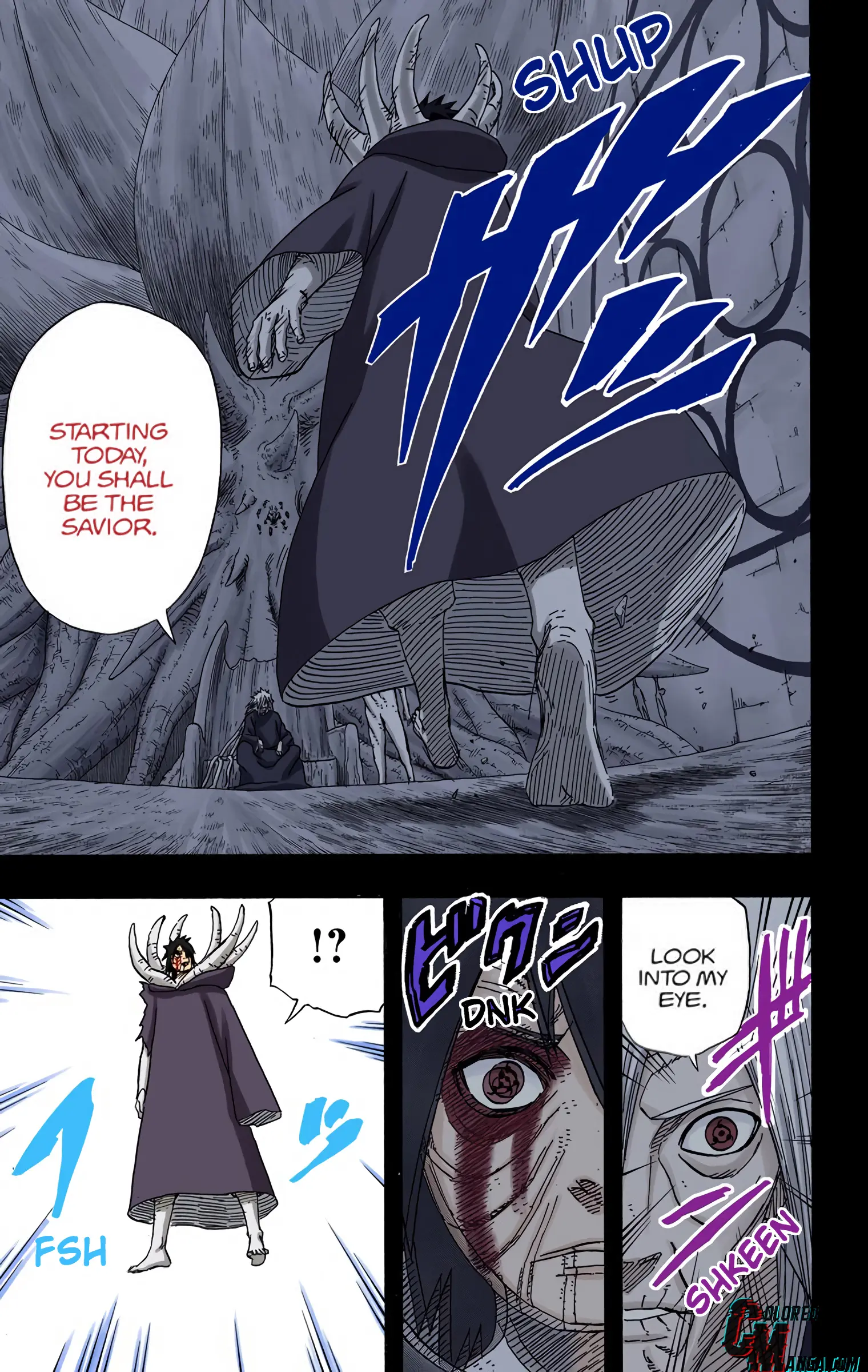 Naruto Colored Manga Online, chapter 606, page 9