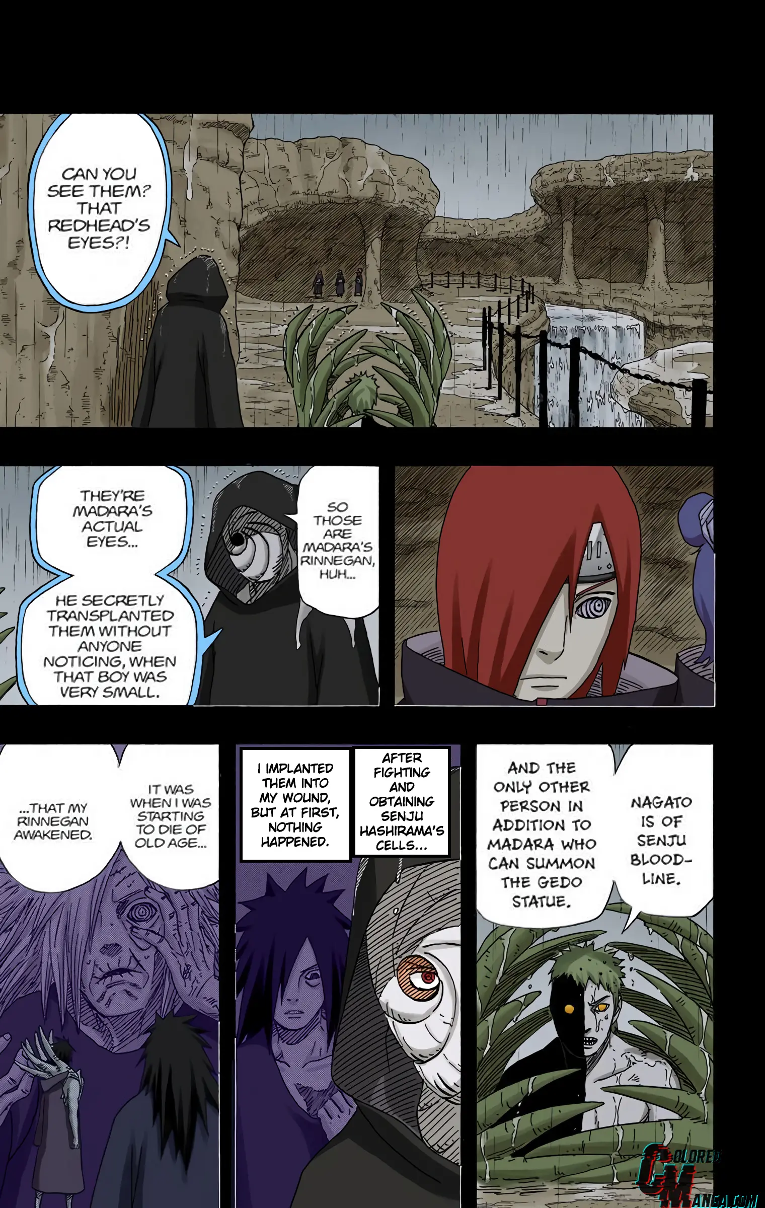 Naruto Colored Manga Online, chapter 606, page 11