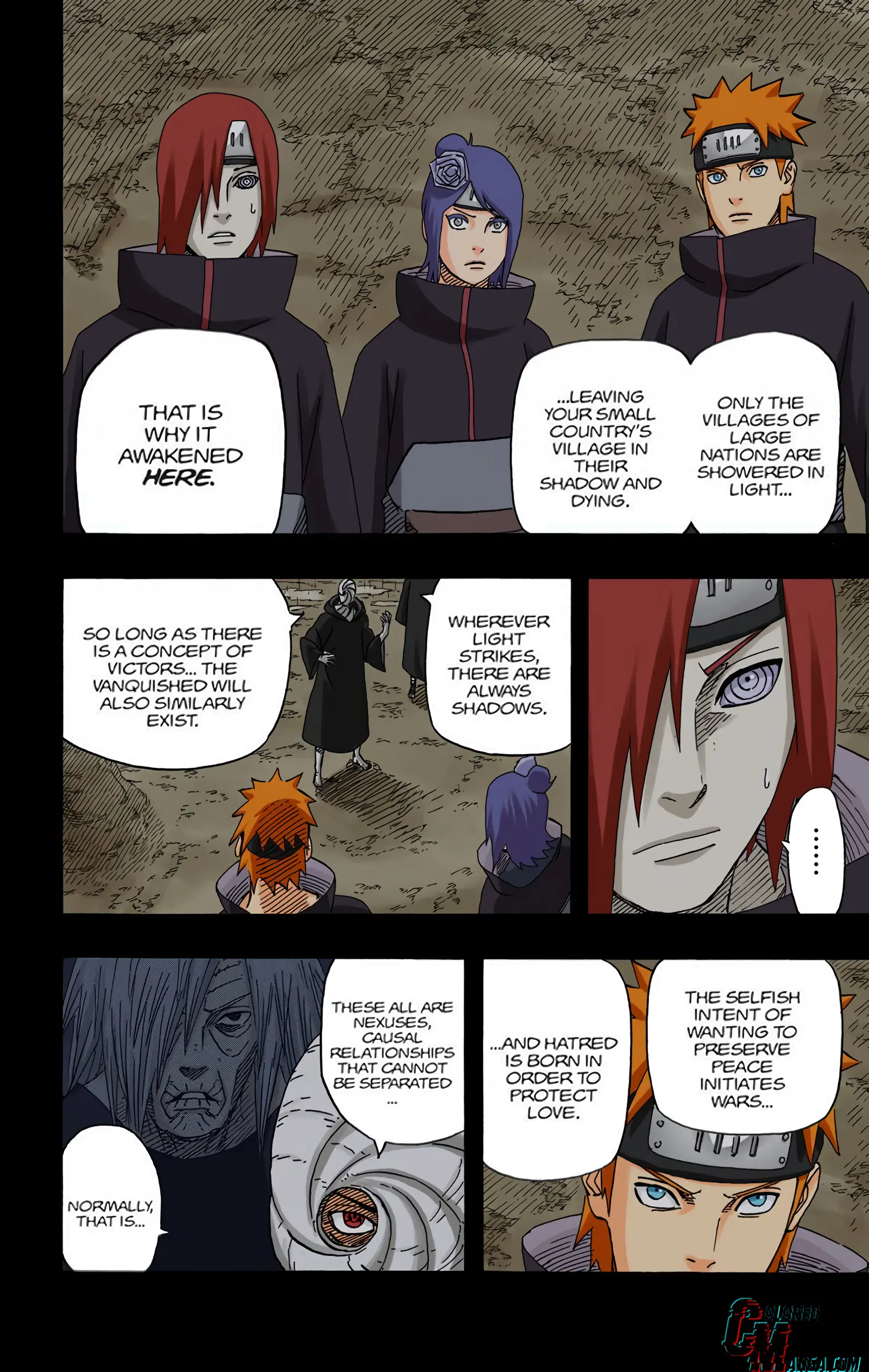 Naruto Colored Manga Online, chapter 607, page 2