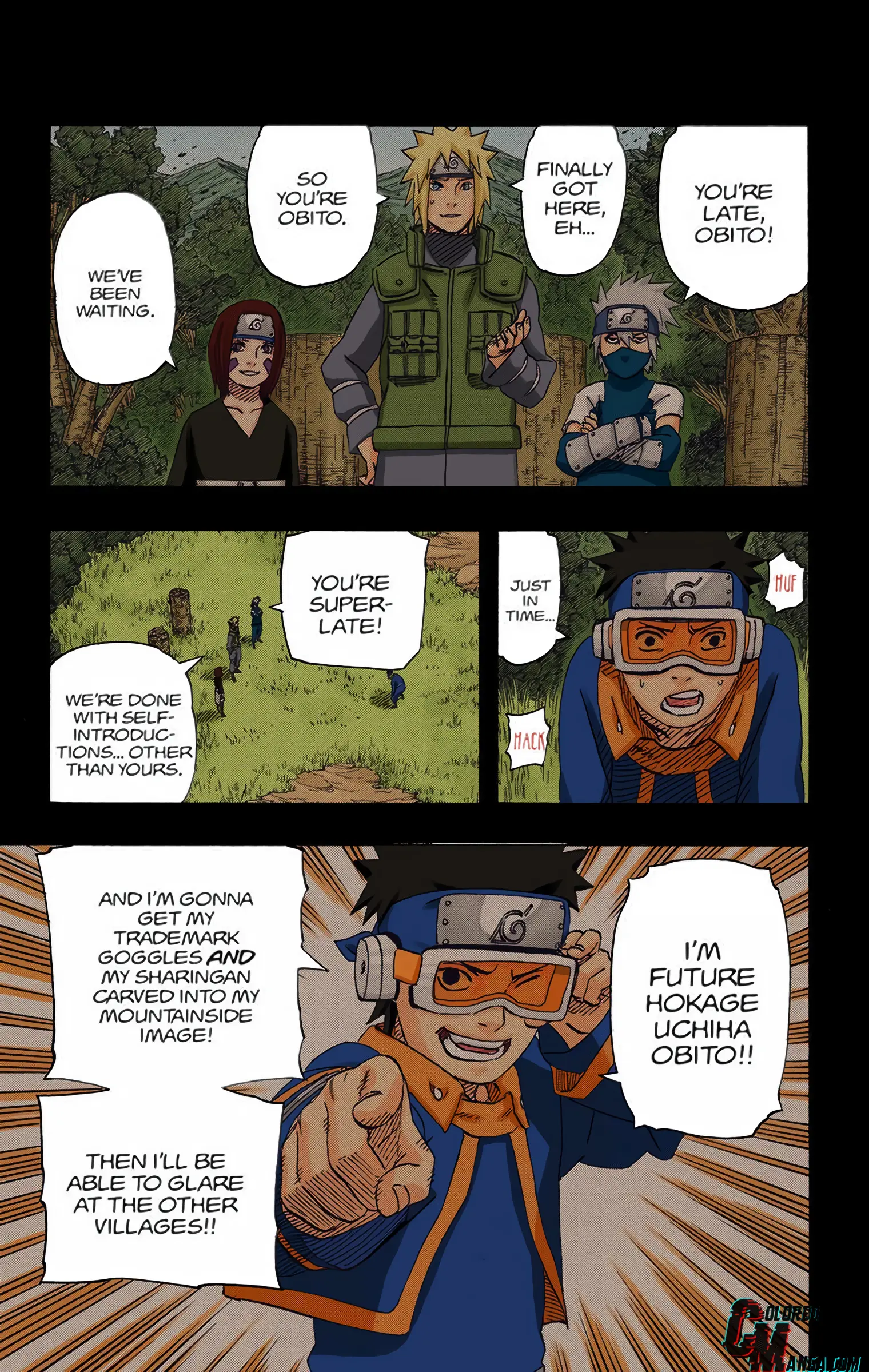 Naruto Colored Manga Online, chapter 607, page 9
