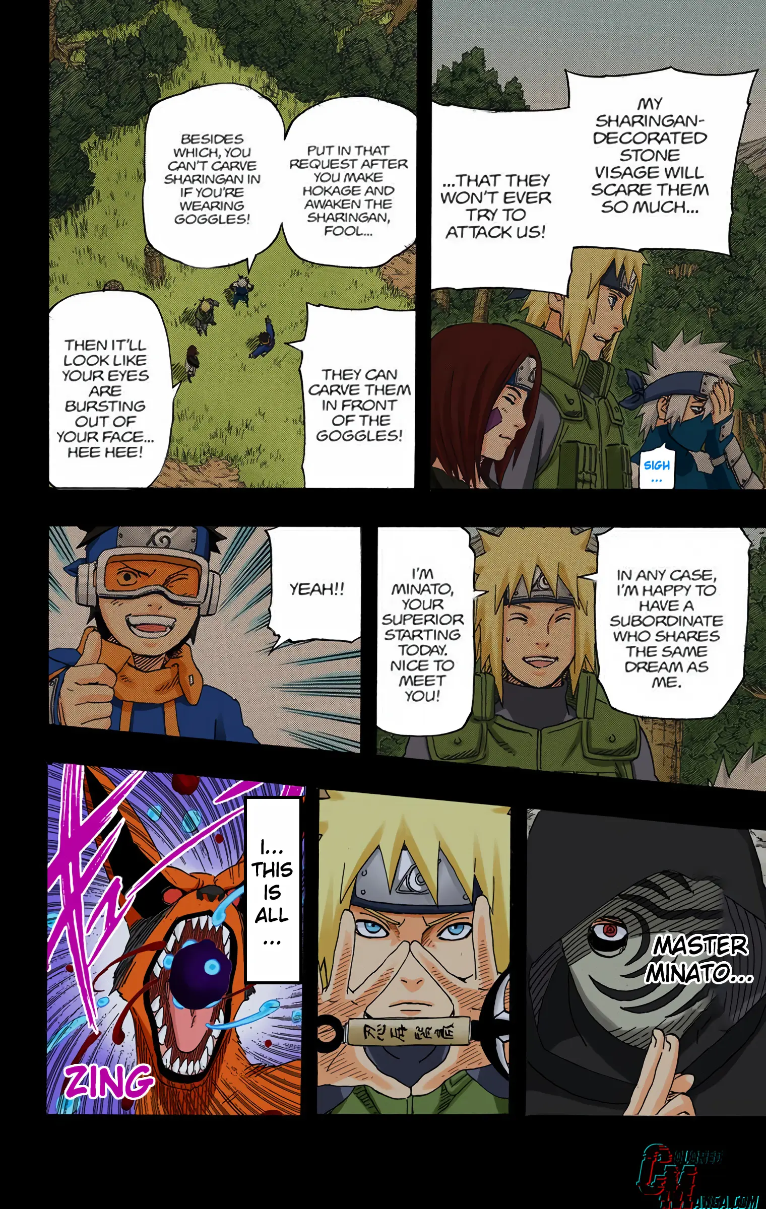 Naruto Colored Manga Online, chapter 607, page 10