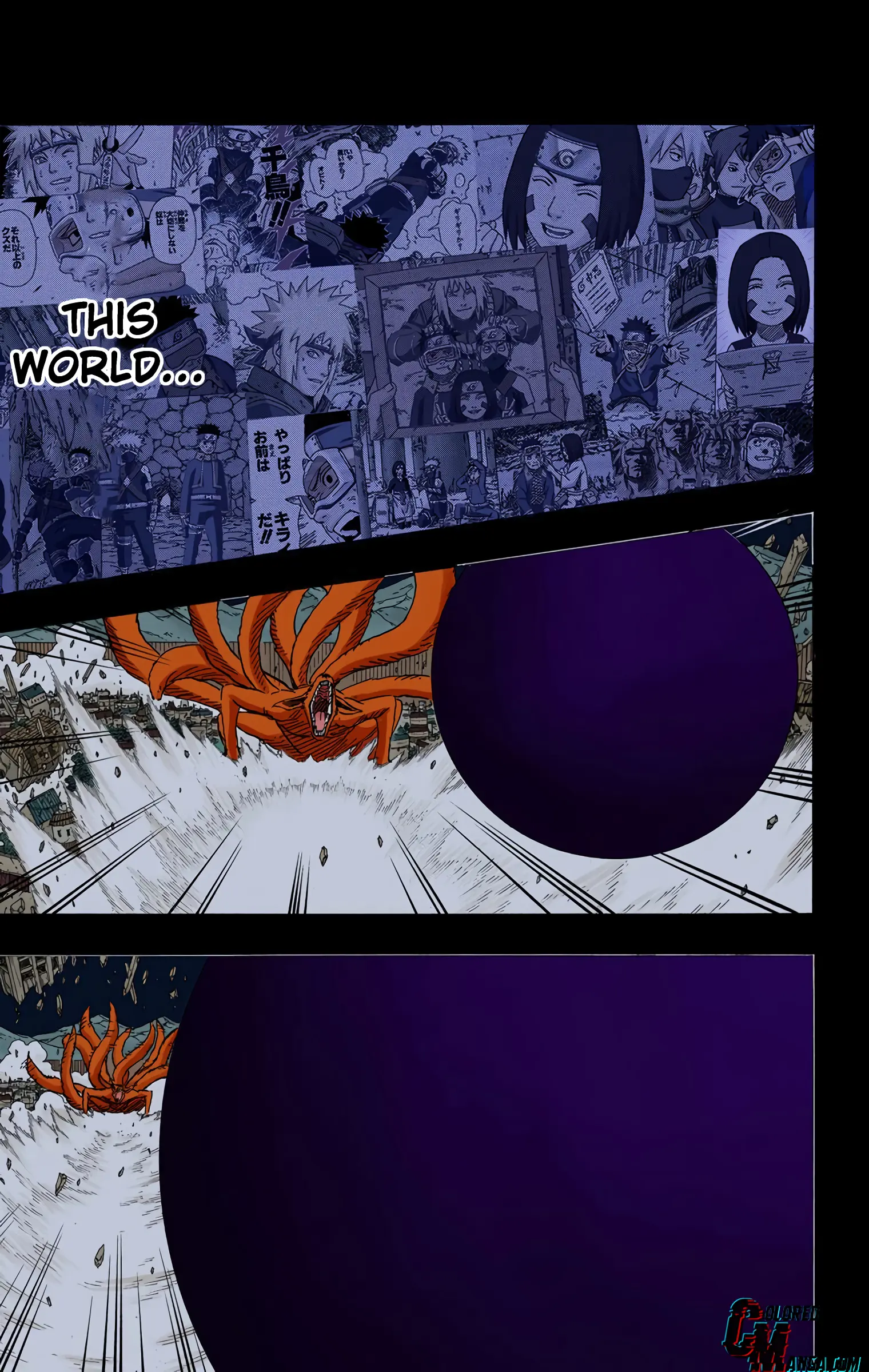 Naruto Colored Manga Online, chapter 607, page 11