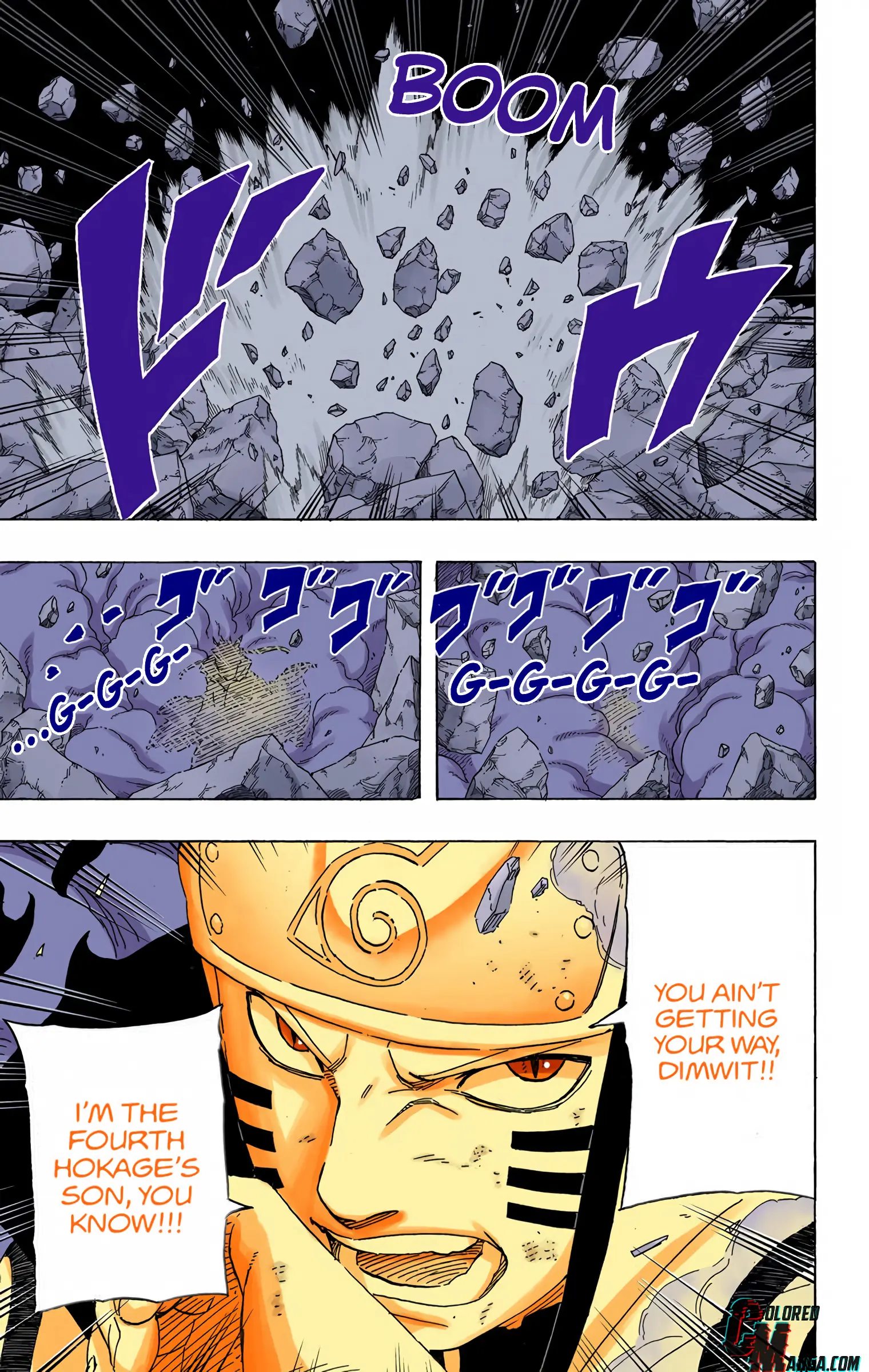 Naruto Colored Manga Online, chapter 607, page 13