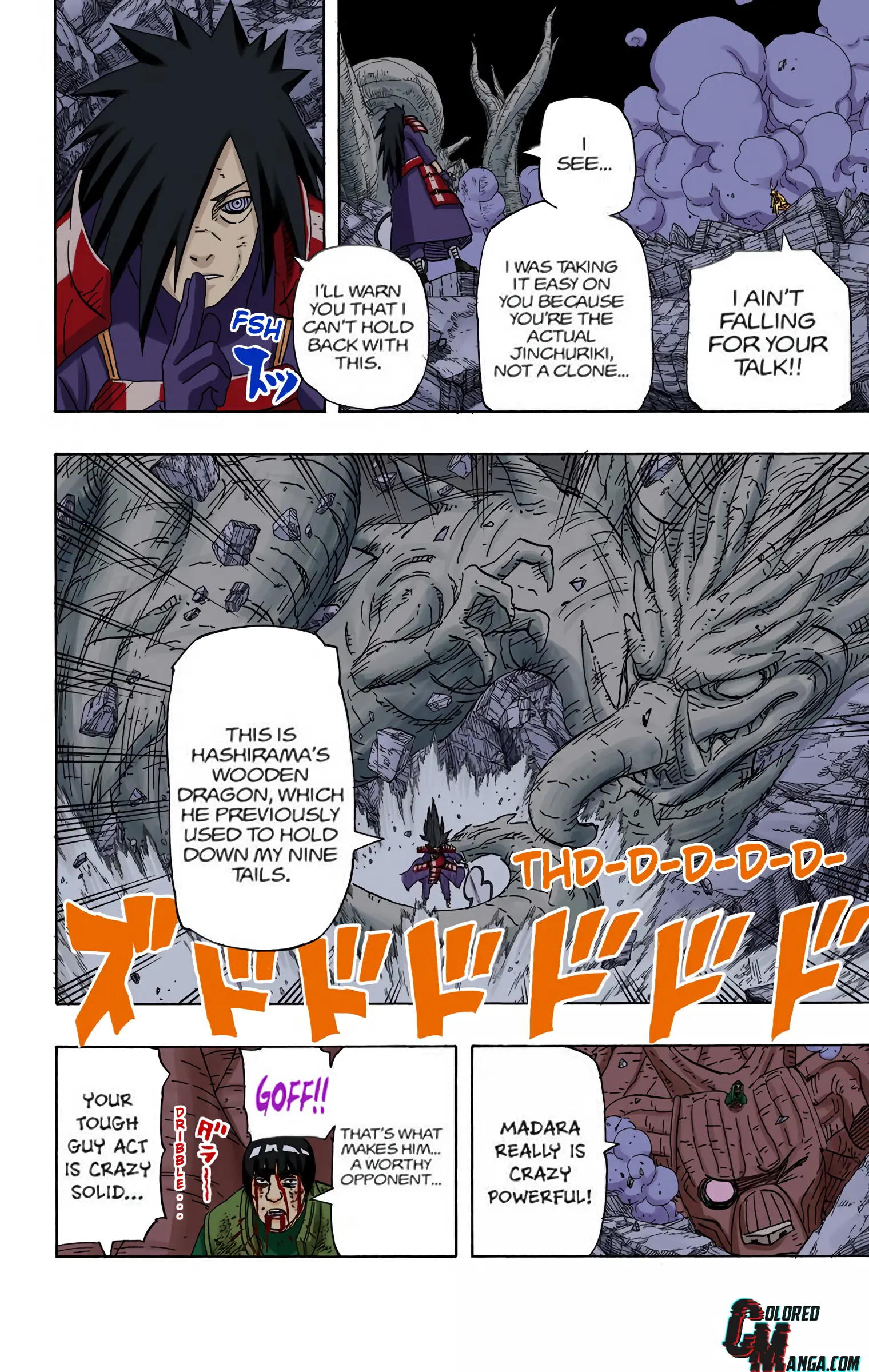 Naruto Colored Manga Online, chapter 607, page 14