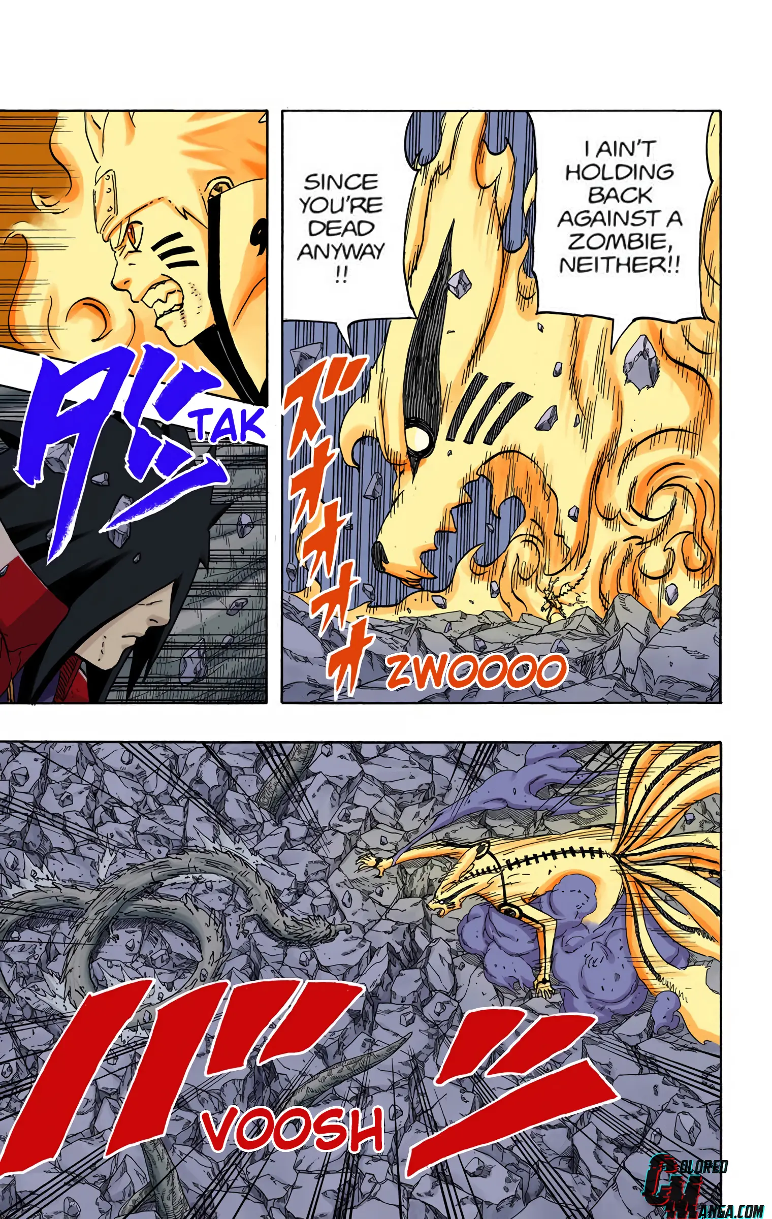 Naruto Colored Manga Online, chapter 607, page 15