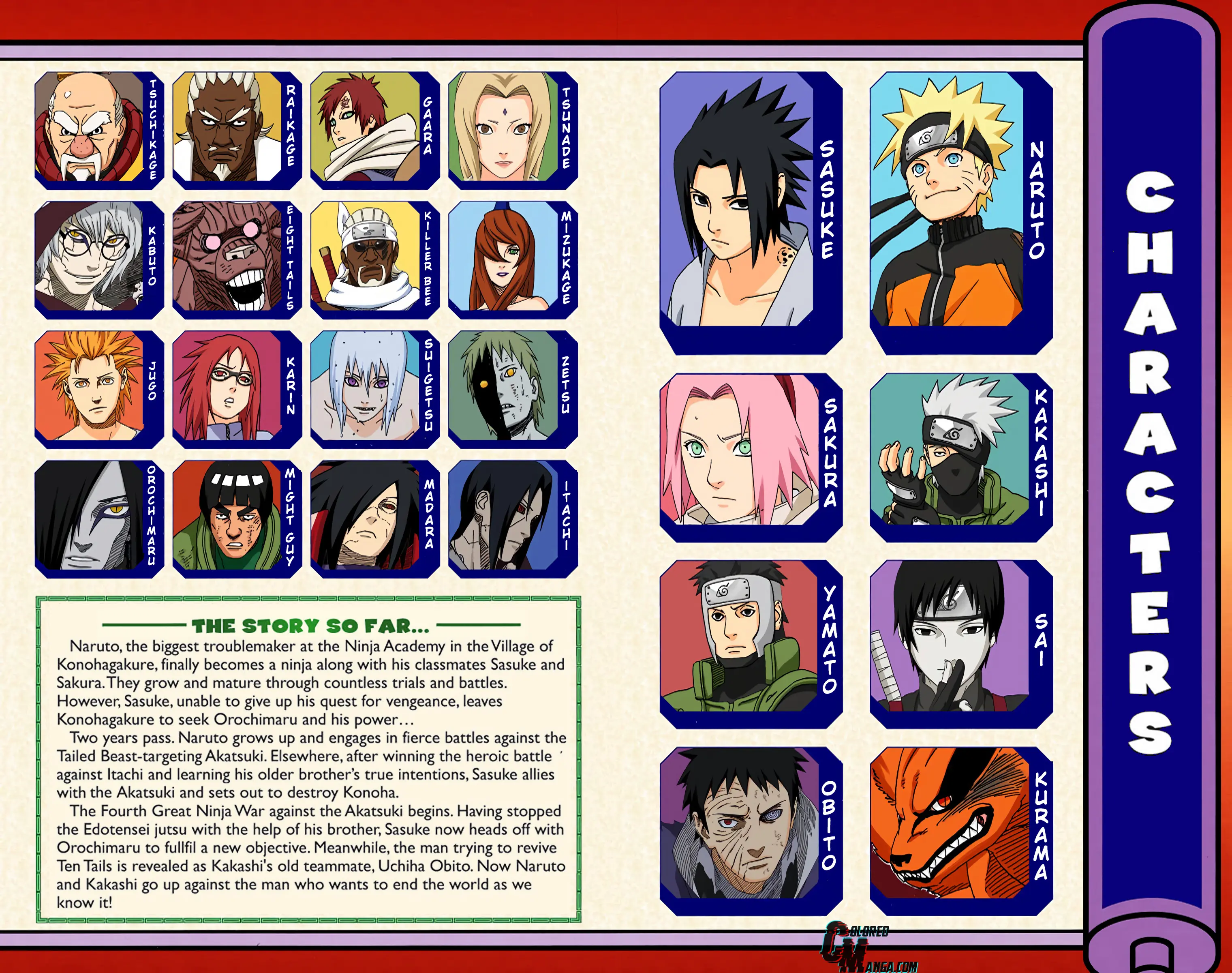 Naruto Colored Manga Online, chapter 608, page 3