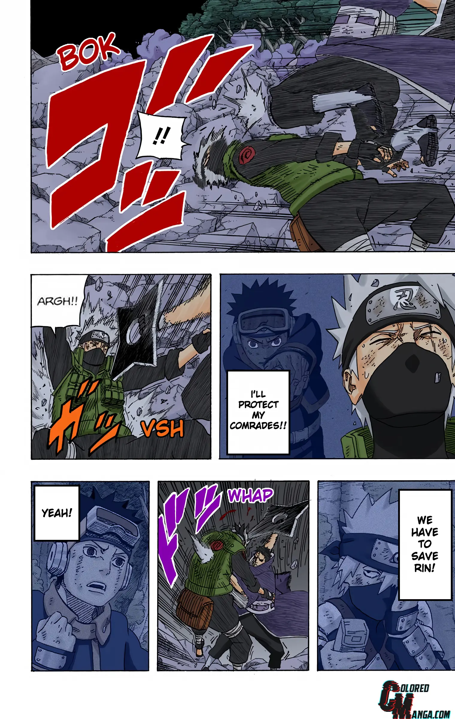 Naruto Colored Manga Online, chapter 608, page 12