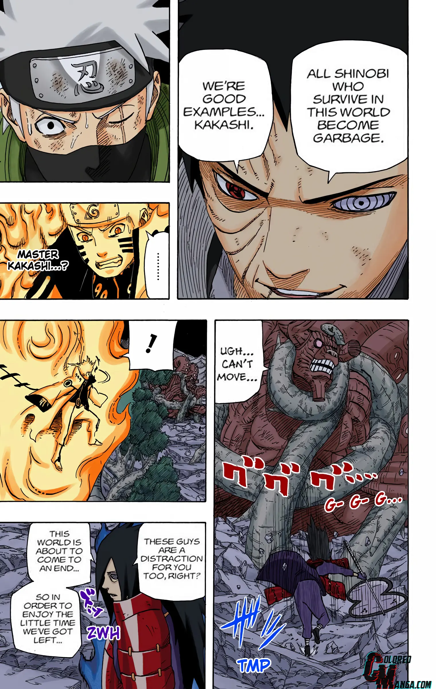 Naruto Colored Manga Online, chapter 608, page 15